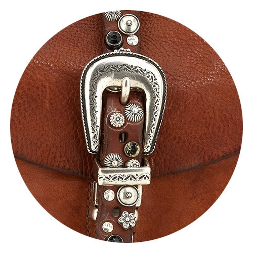 Emilia shoulder bag COGNAC