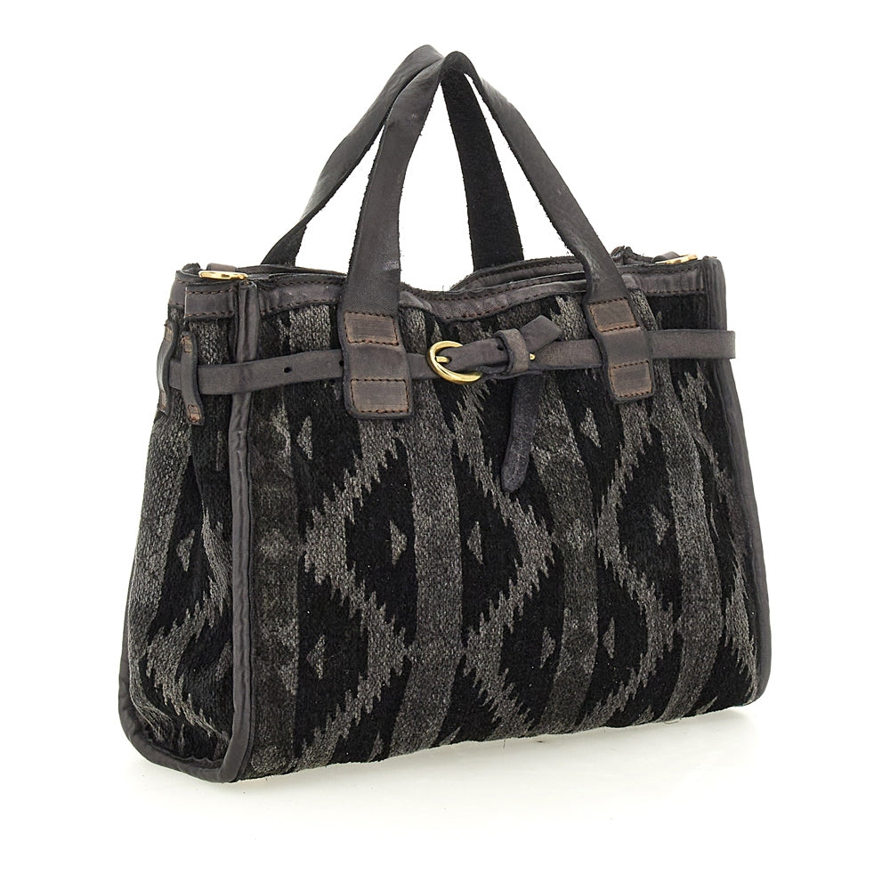 Patrizia shopping fabric+cow GREY