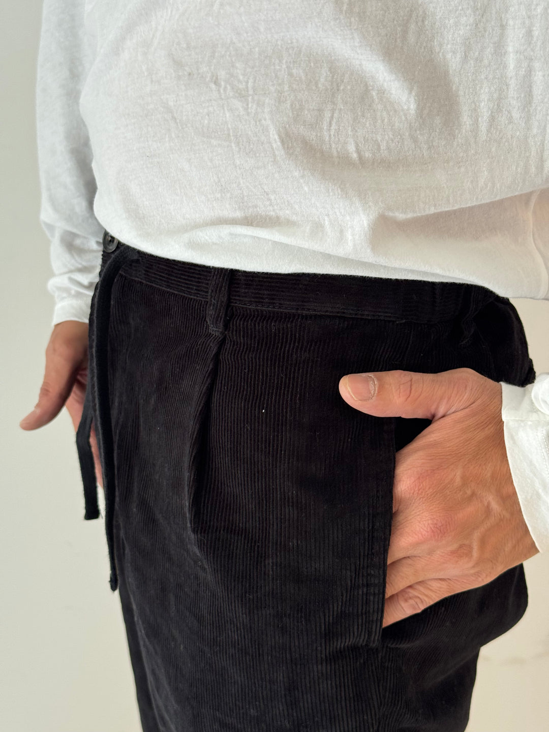 Tanker woven pants BLACK