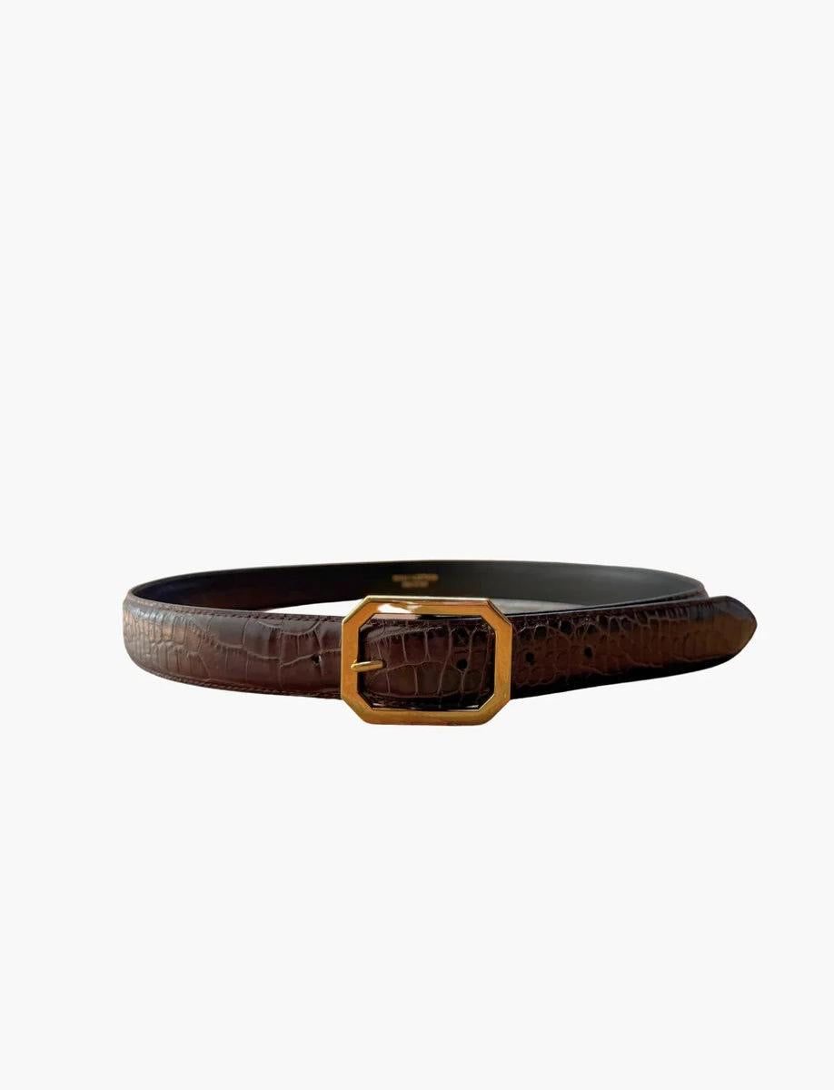 Anais belt ESPRESSO W GOLD