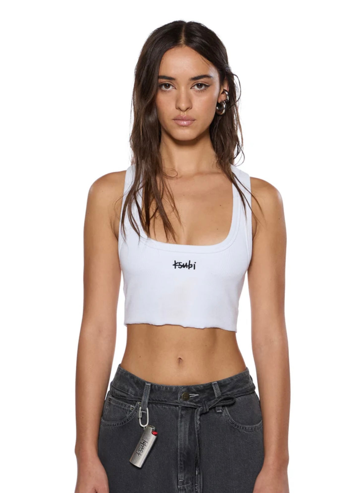 1999 origin crop tank WHITE