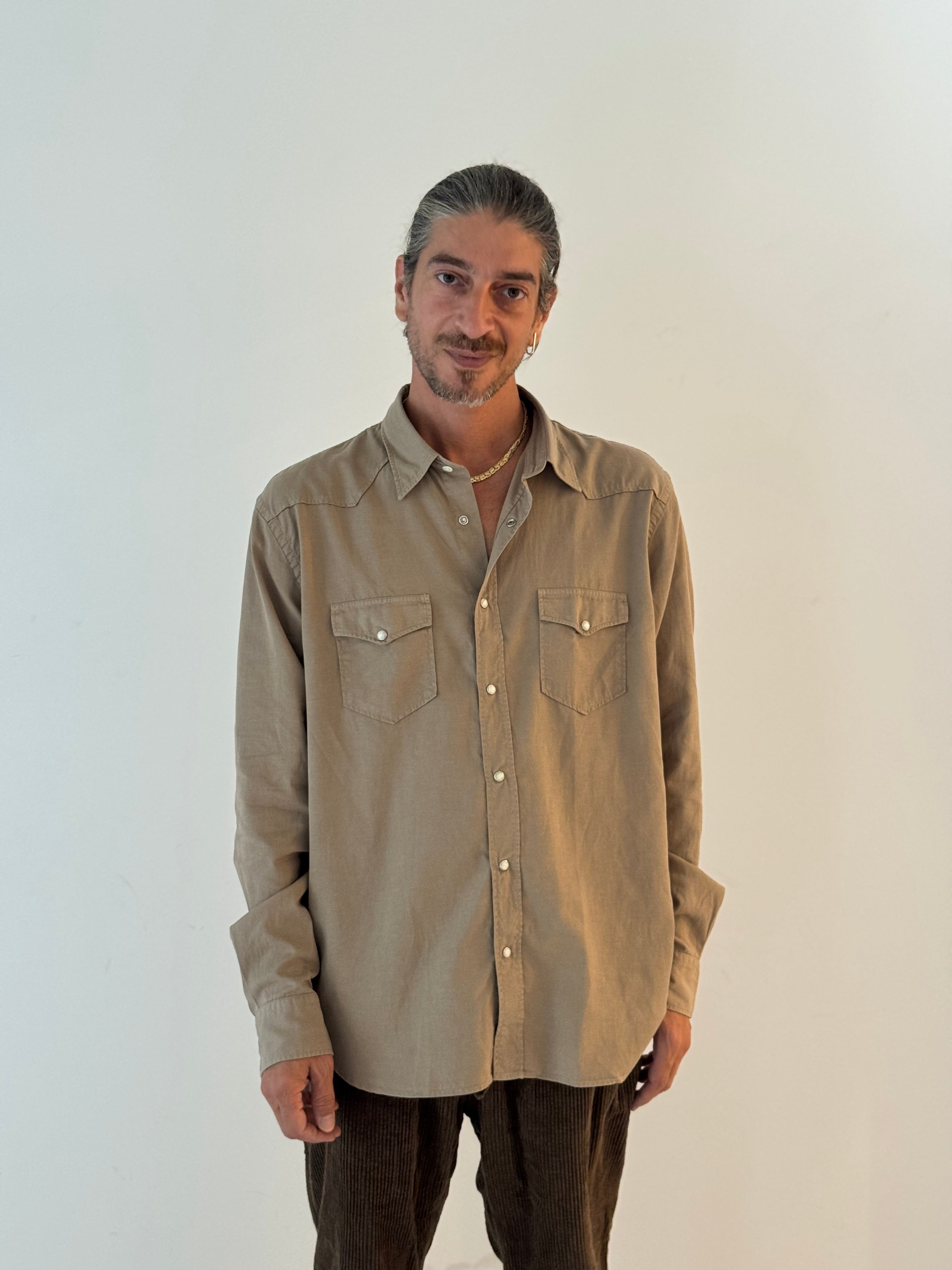 Pheonix woven shirt KHAKI