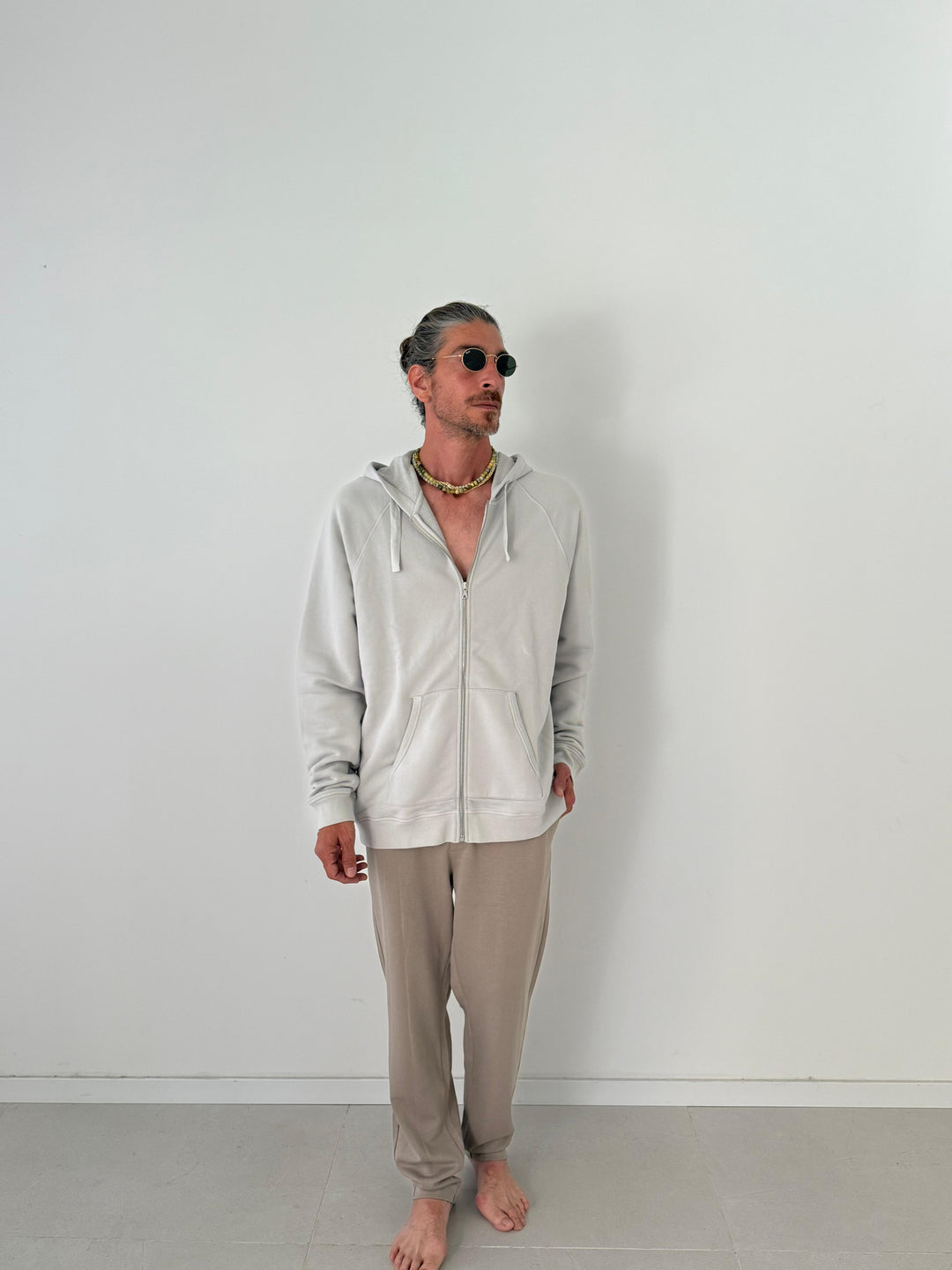 Zip hoody PEARL