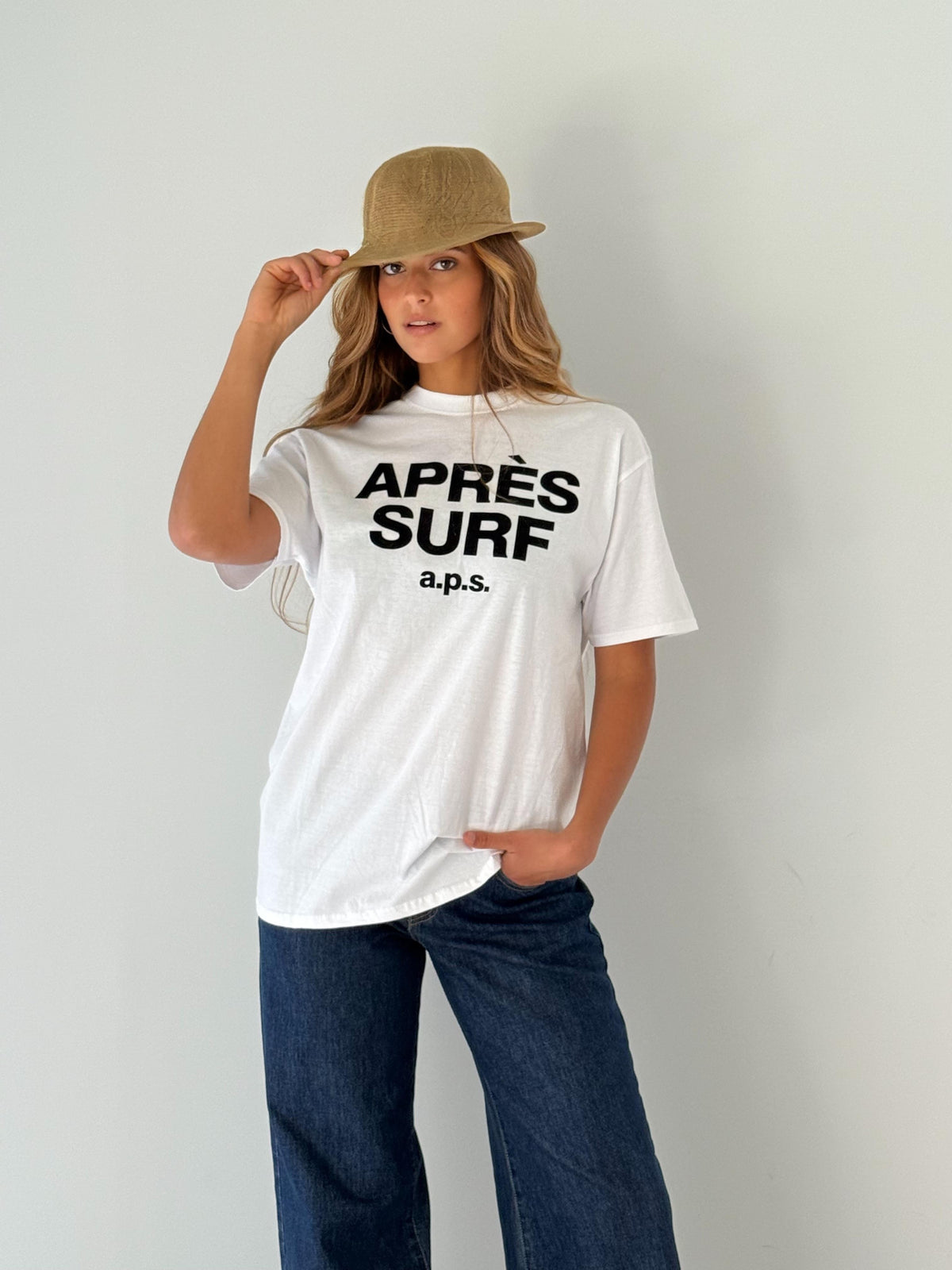 T-shirt wave in a bottle WHITE