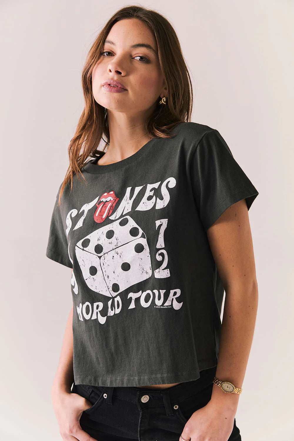 Cotton Jersey Tee VINTAGE BLACK