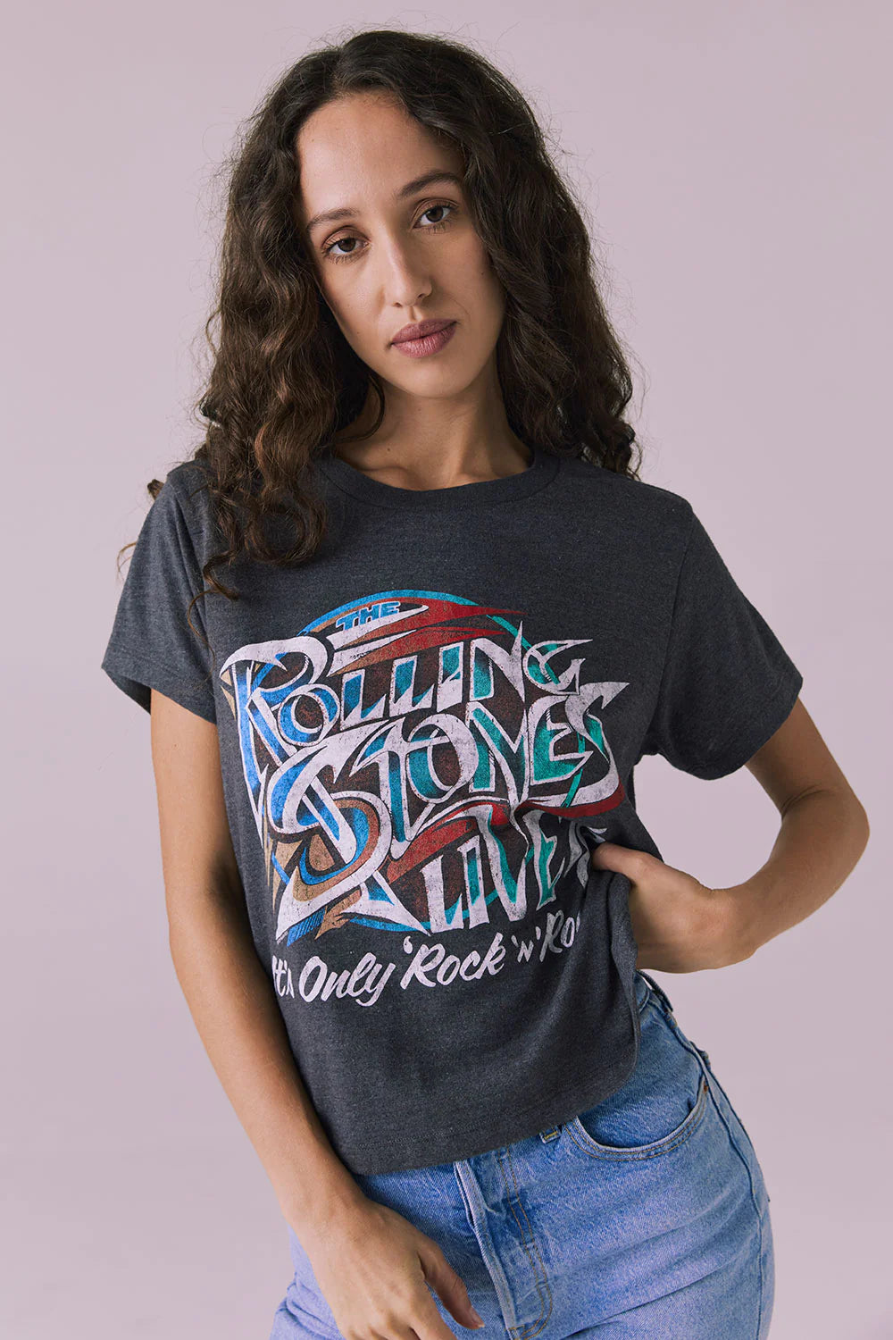 Its Only Rock'n Roll Tee BLACK