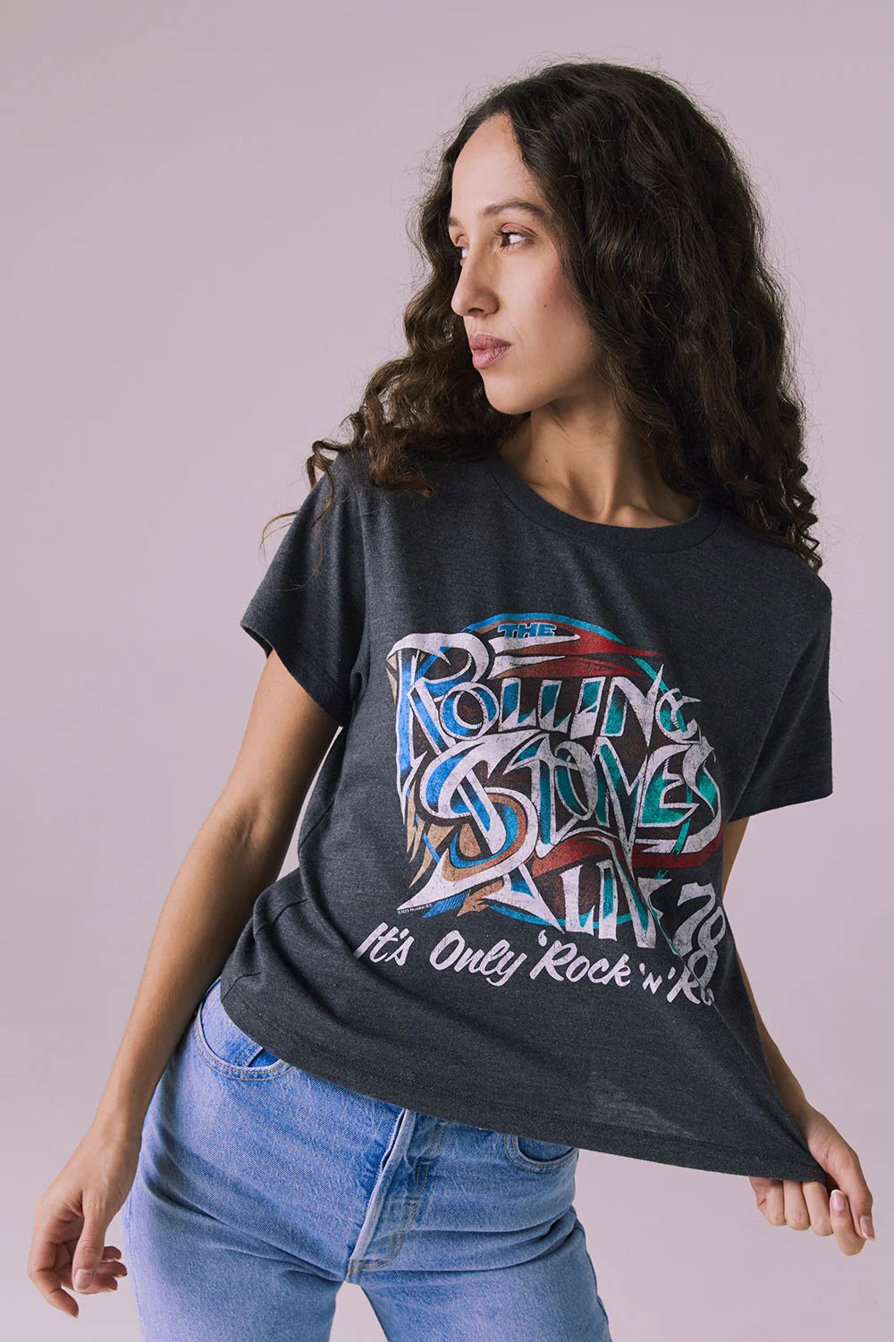 Its Only Rock'n Roll Tee BLACK