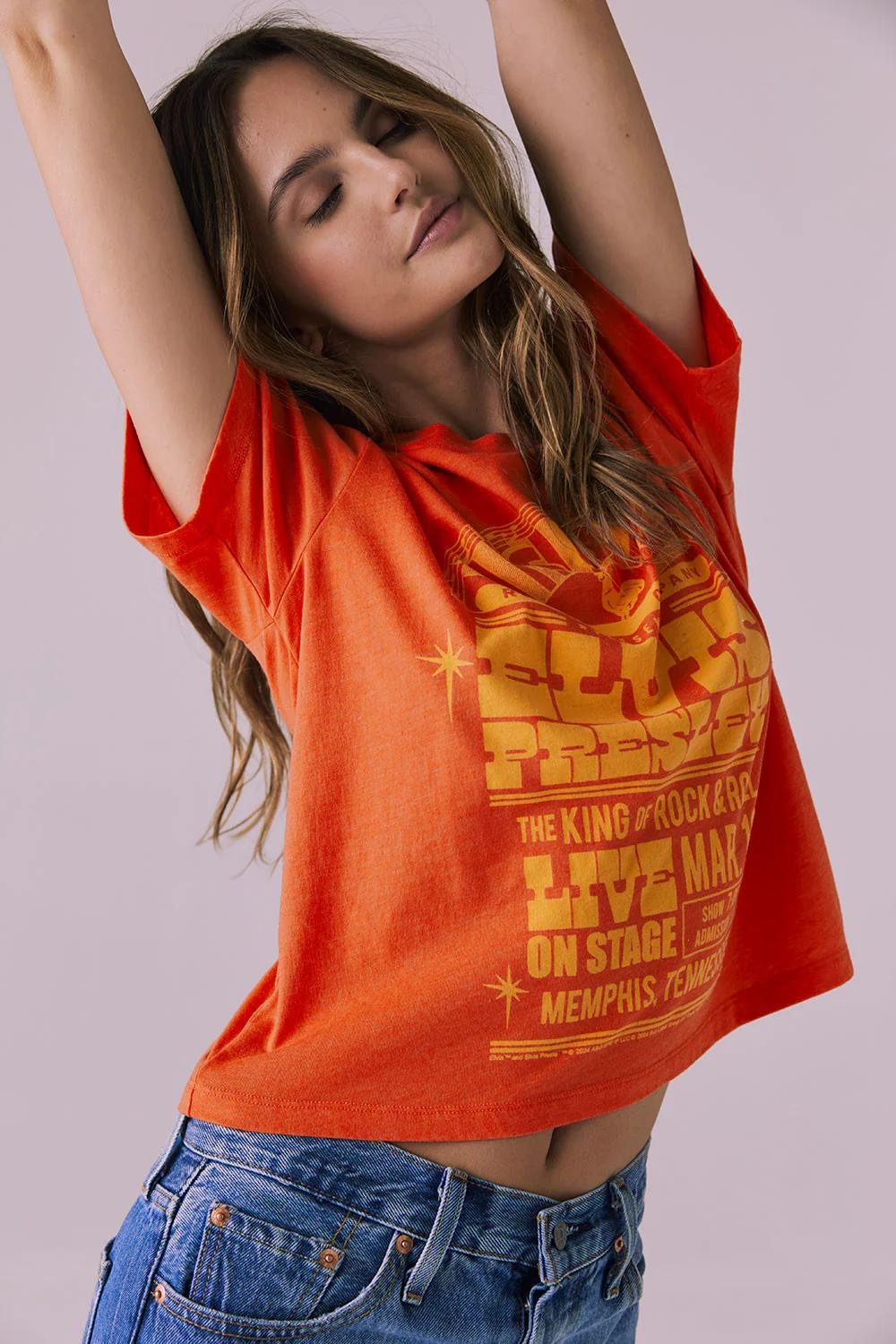 elvis live on stage ORANGE