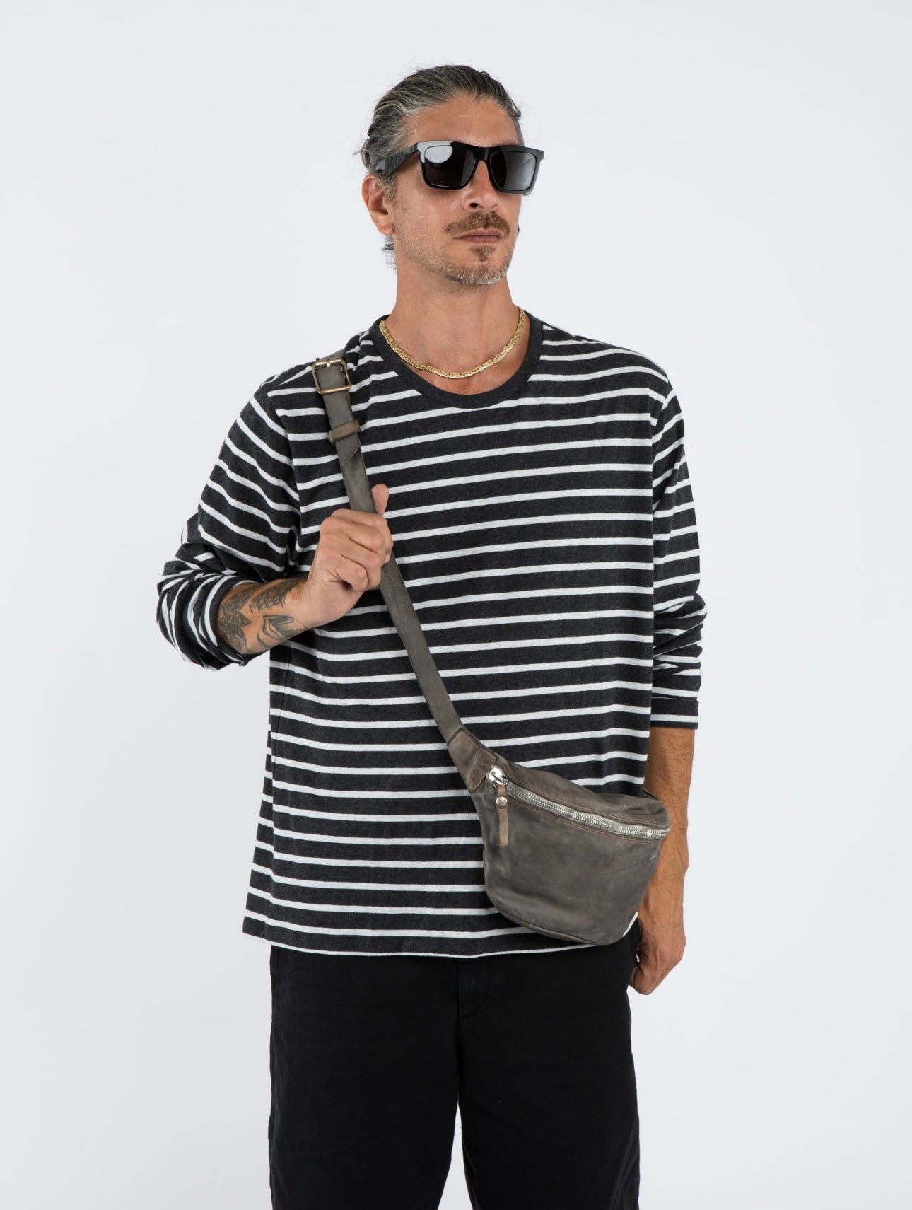 Corniolo- waist bag CEMENT