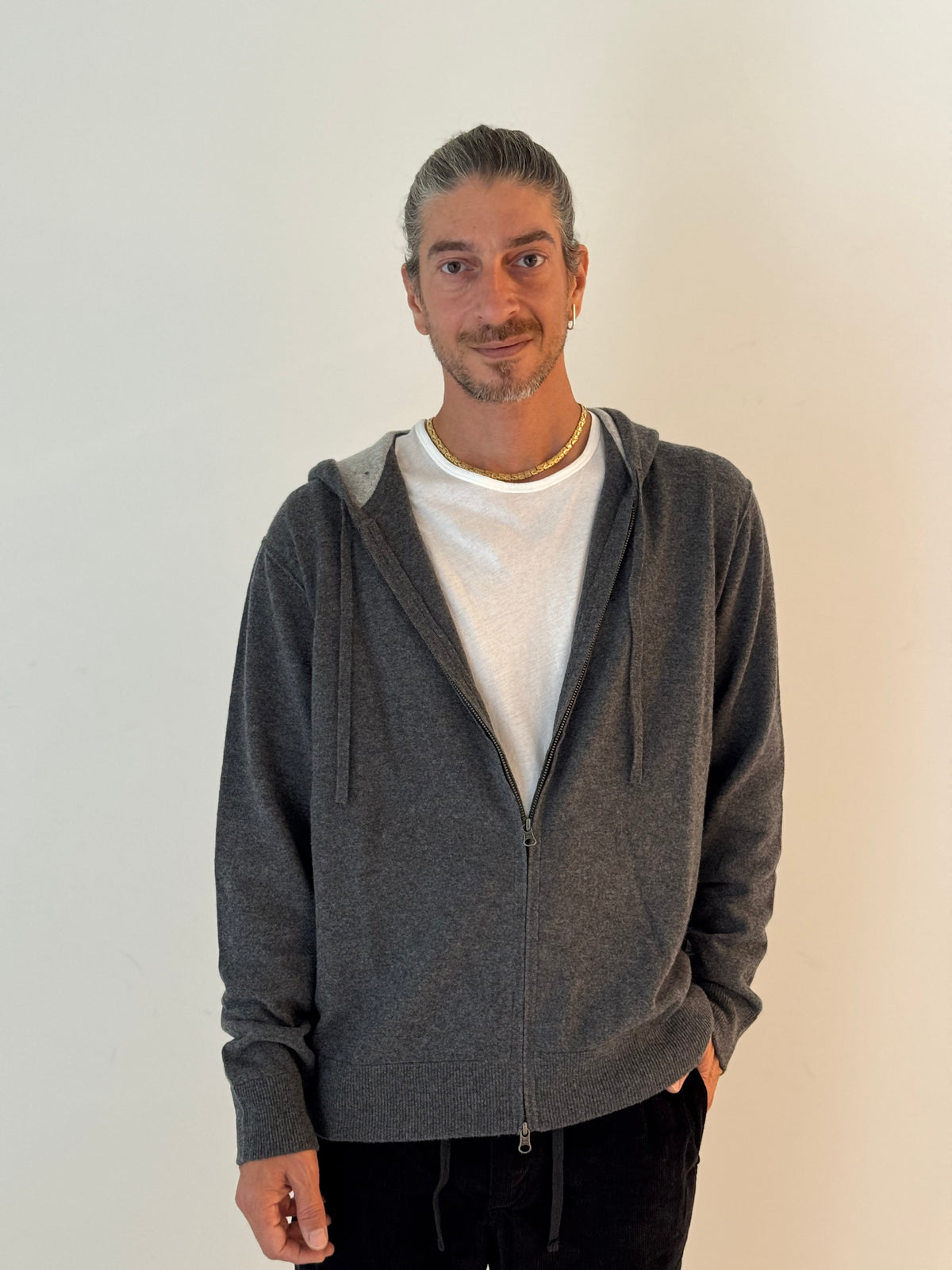 Cashmere hoodie FLANEL