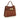 Shoulder bag+studs COGNAC