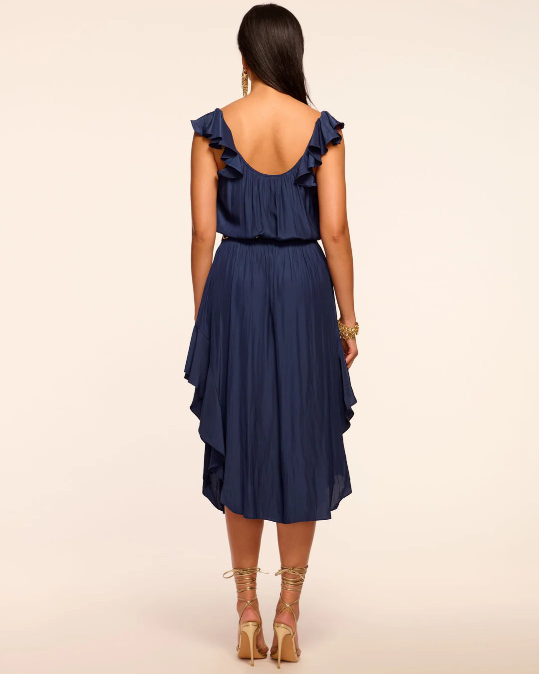 Clementine dress SPRING NAVY