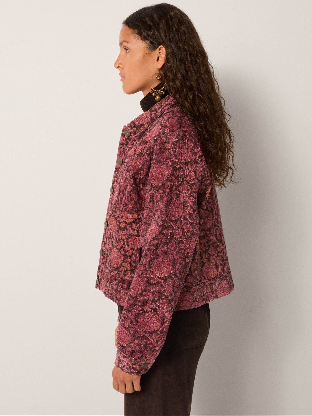 Jacket hues of kobra karina CORAL