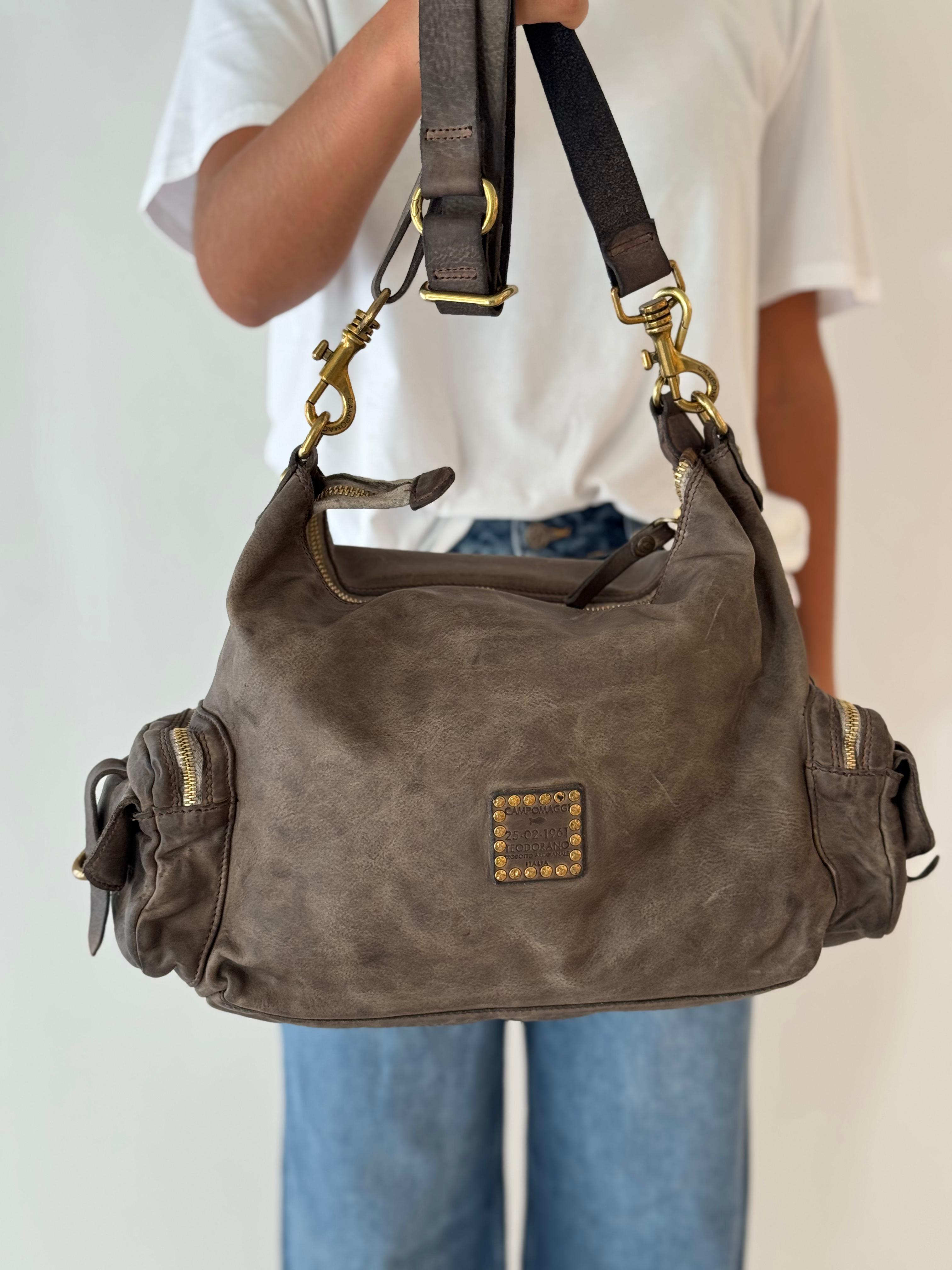 Elda shoulder bag CEMENT