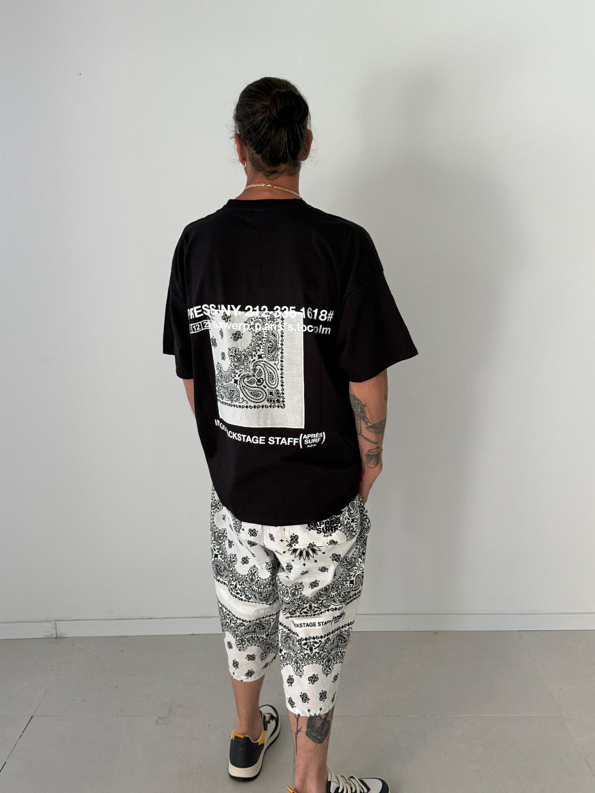 T-shirt train BLACK