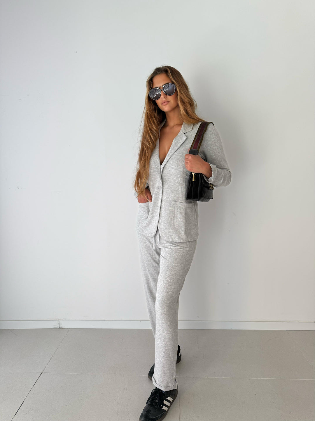 Daphne pants GRIS CHINE