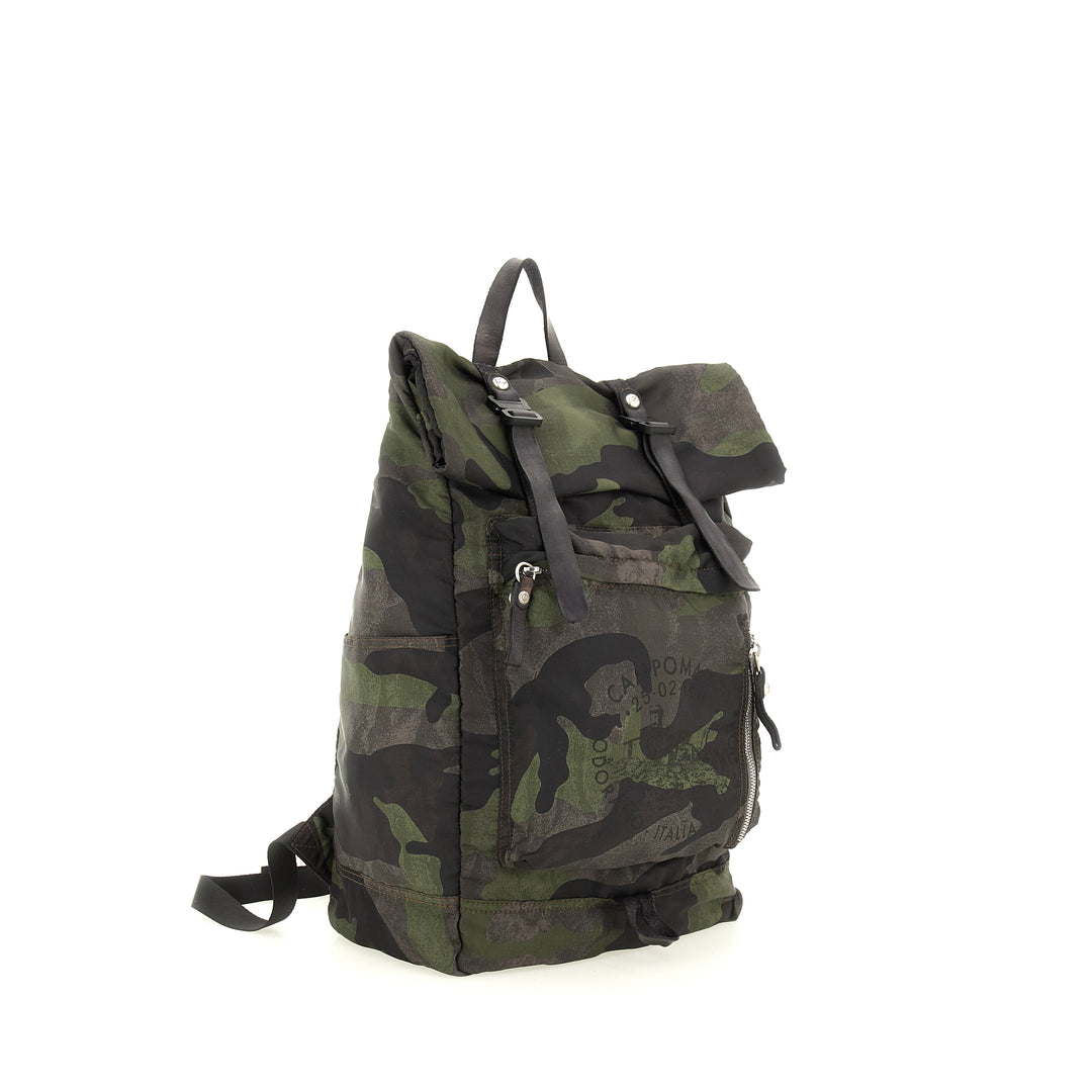 bianco backpack nylon camo+cow CAMO GREY