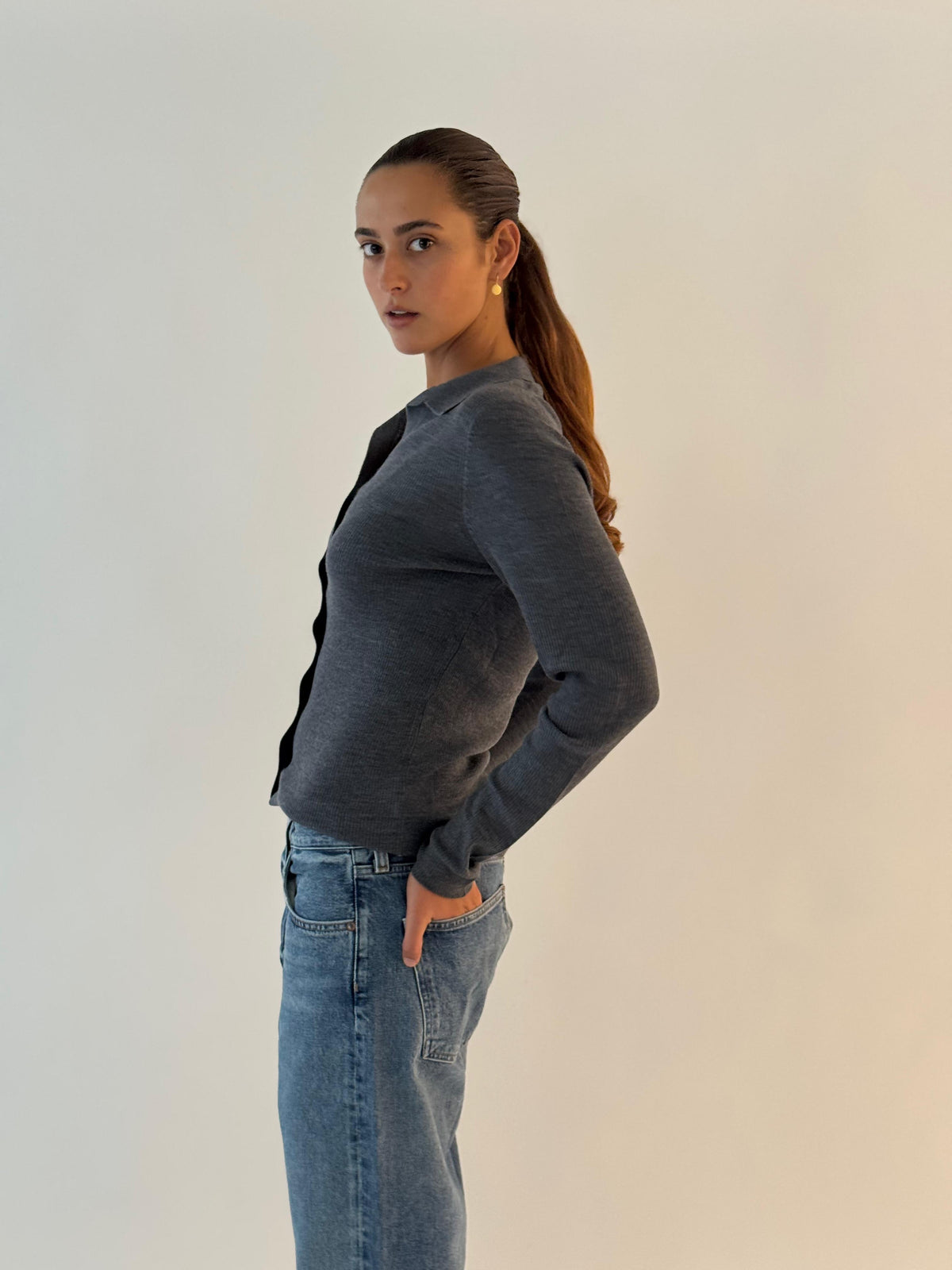 sweater HEATHER GREY