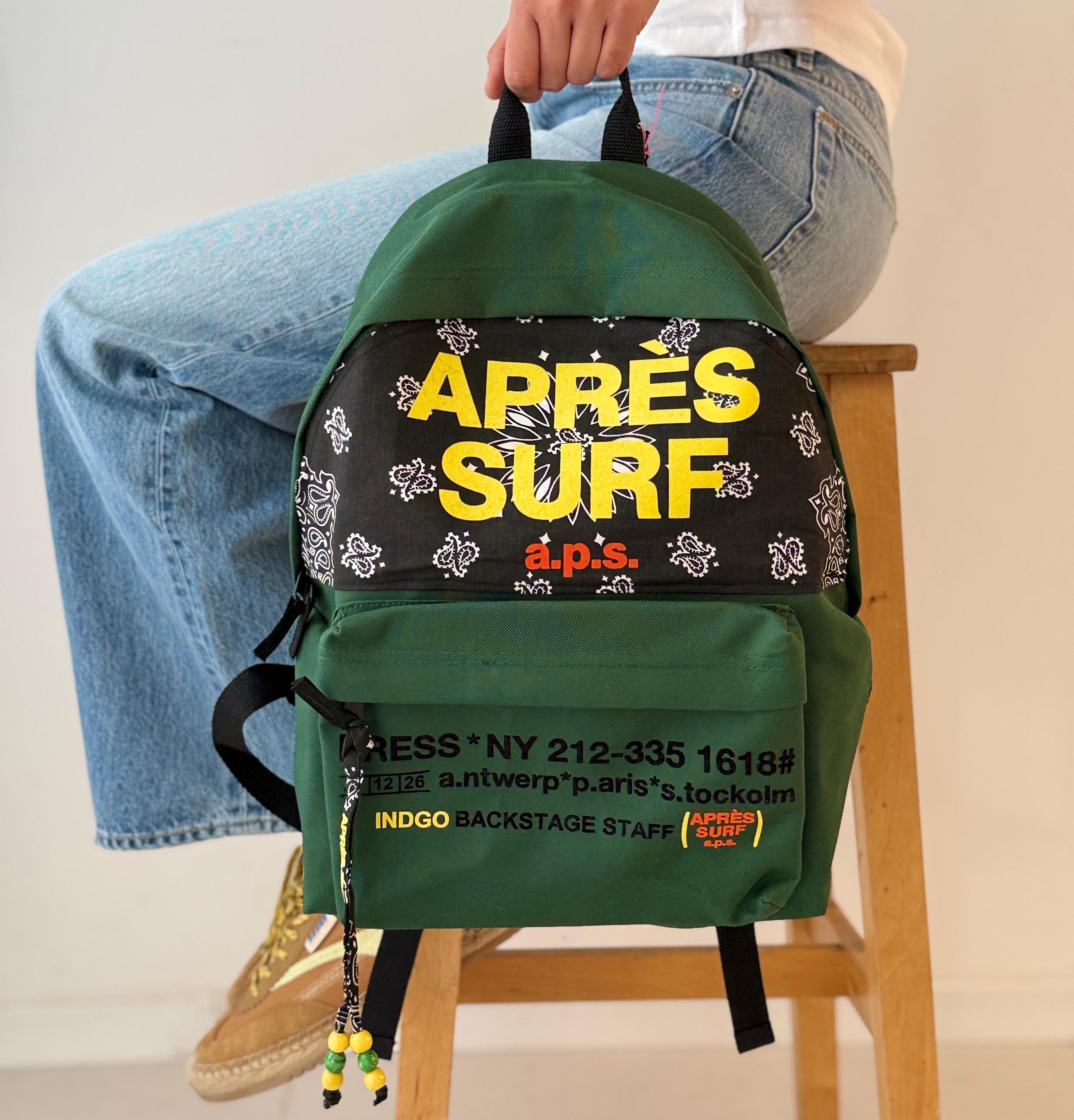 Ski Dubai backpack GREEN BANDANA