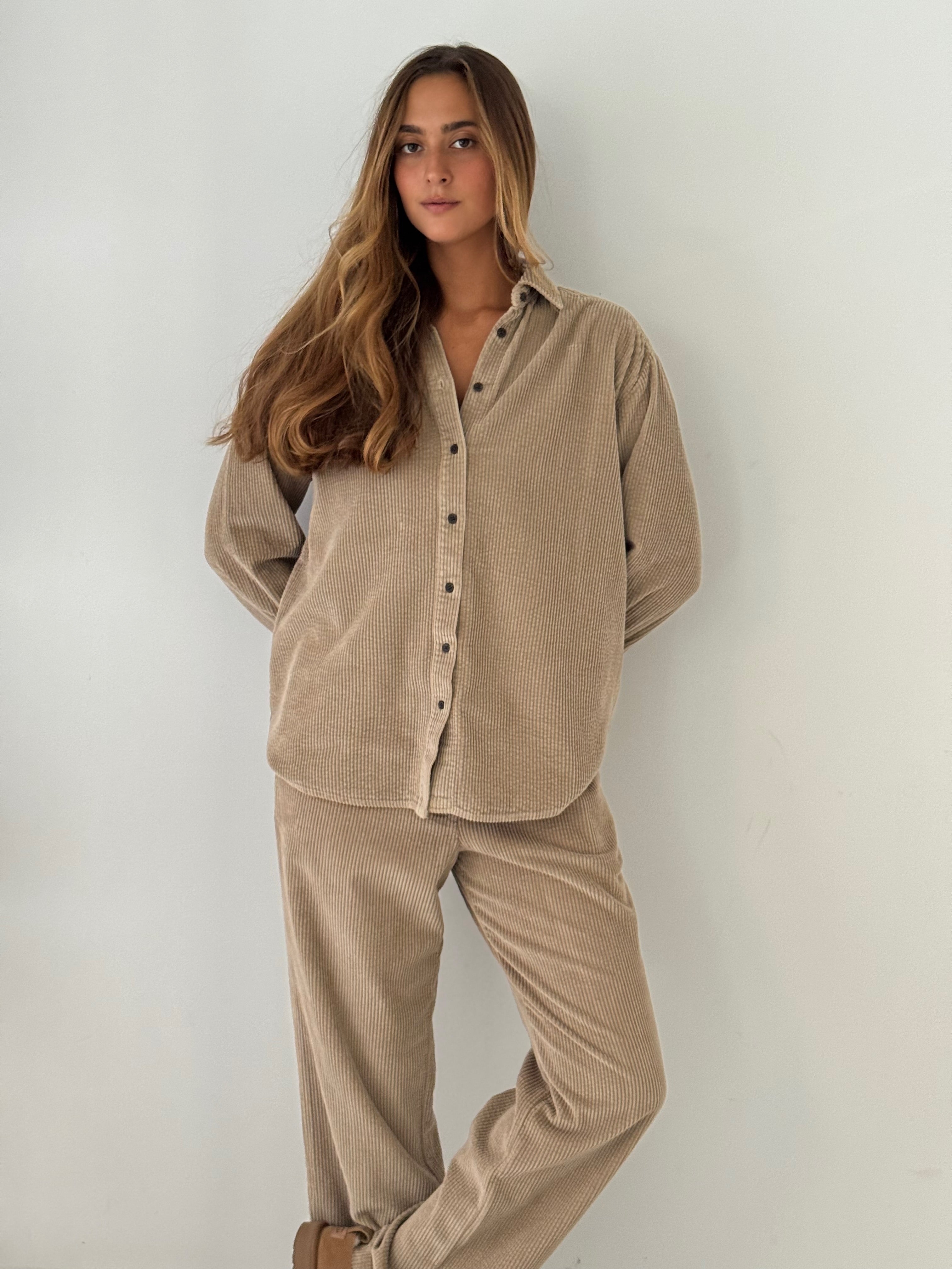 Cinema woven shirt BEIGE