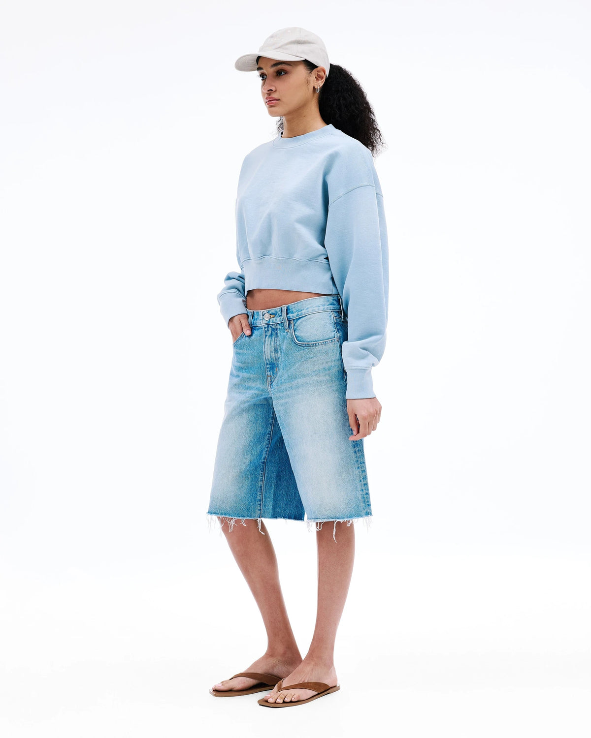 Mica short shes the one BLUE