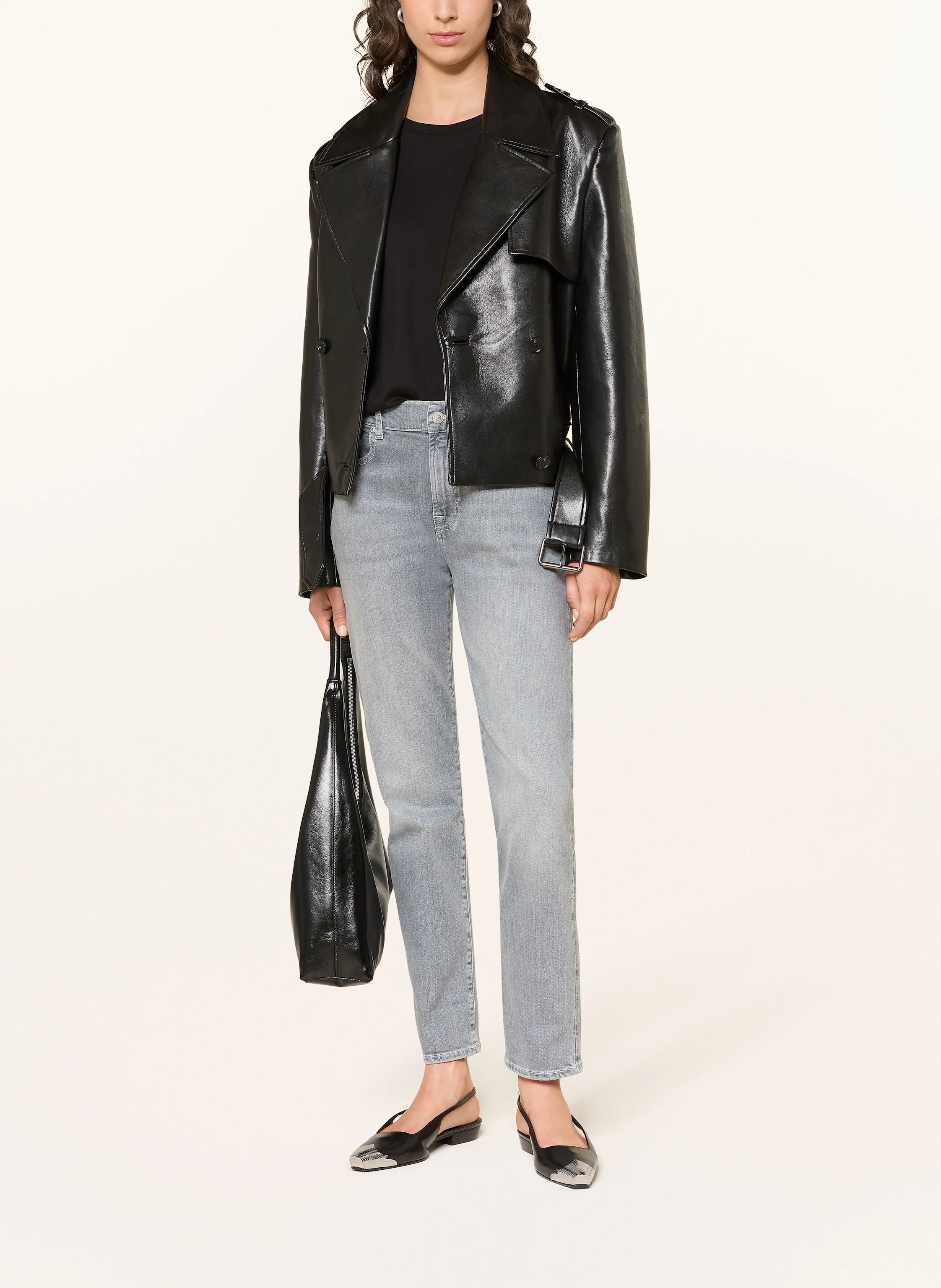 Relaxed skinny full scale GREY