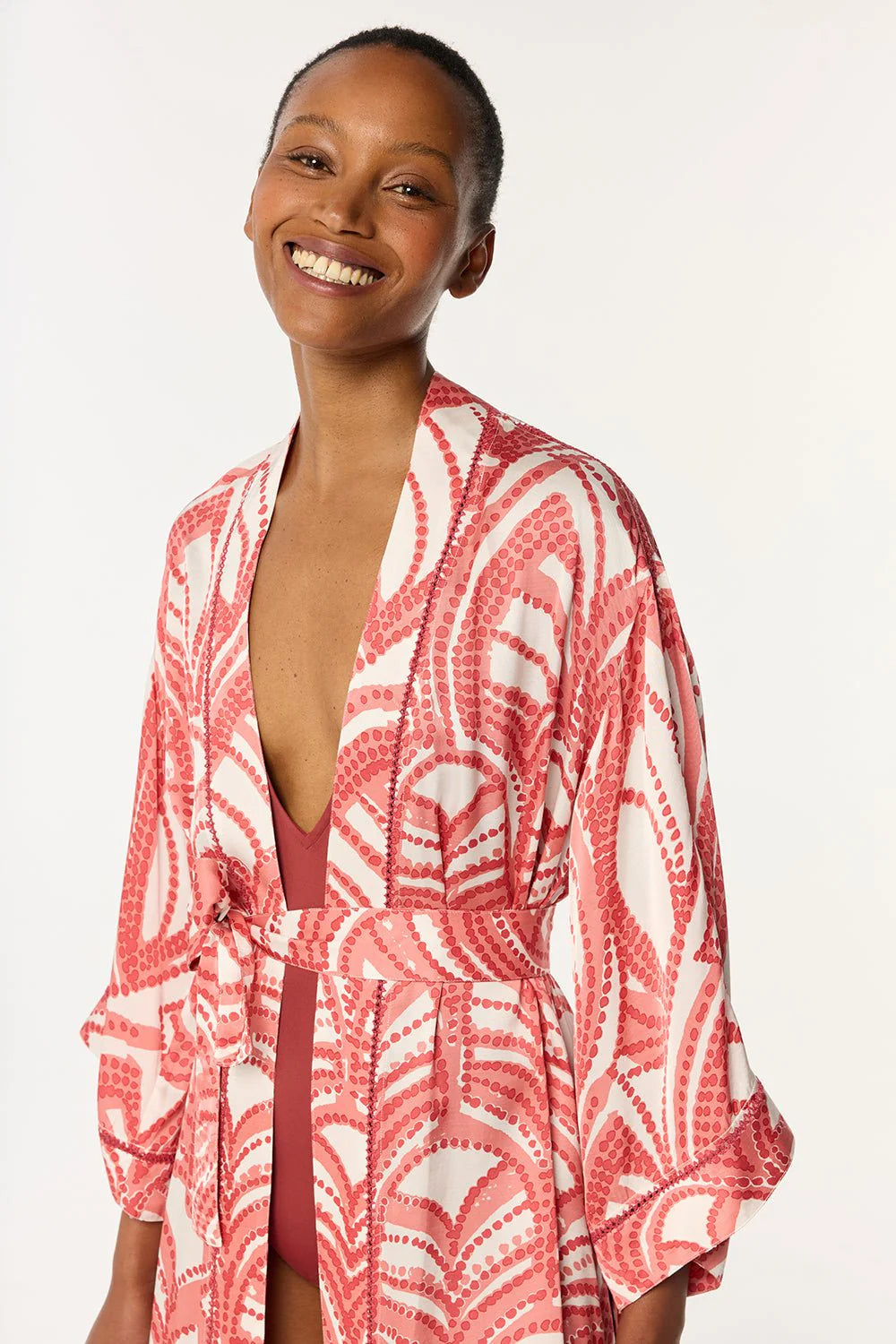 Long kimono Erica PINK HIMBA