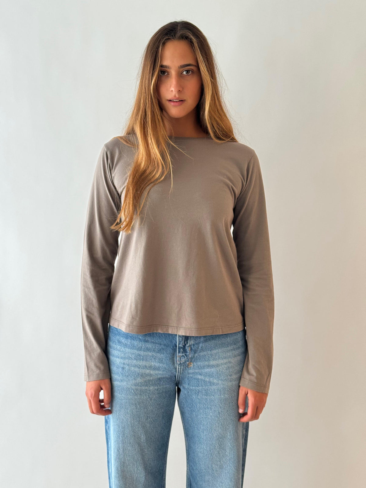 Vicente long sleeve tee SYCAMORE