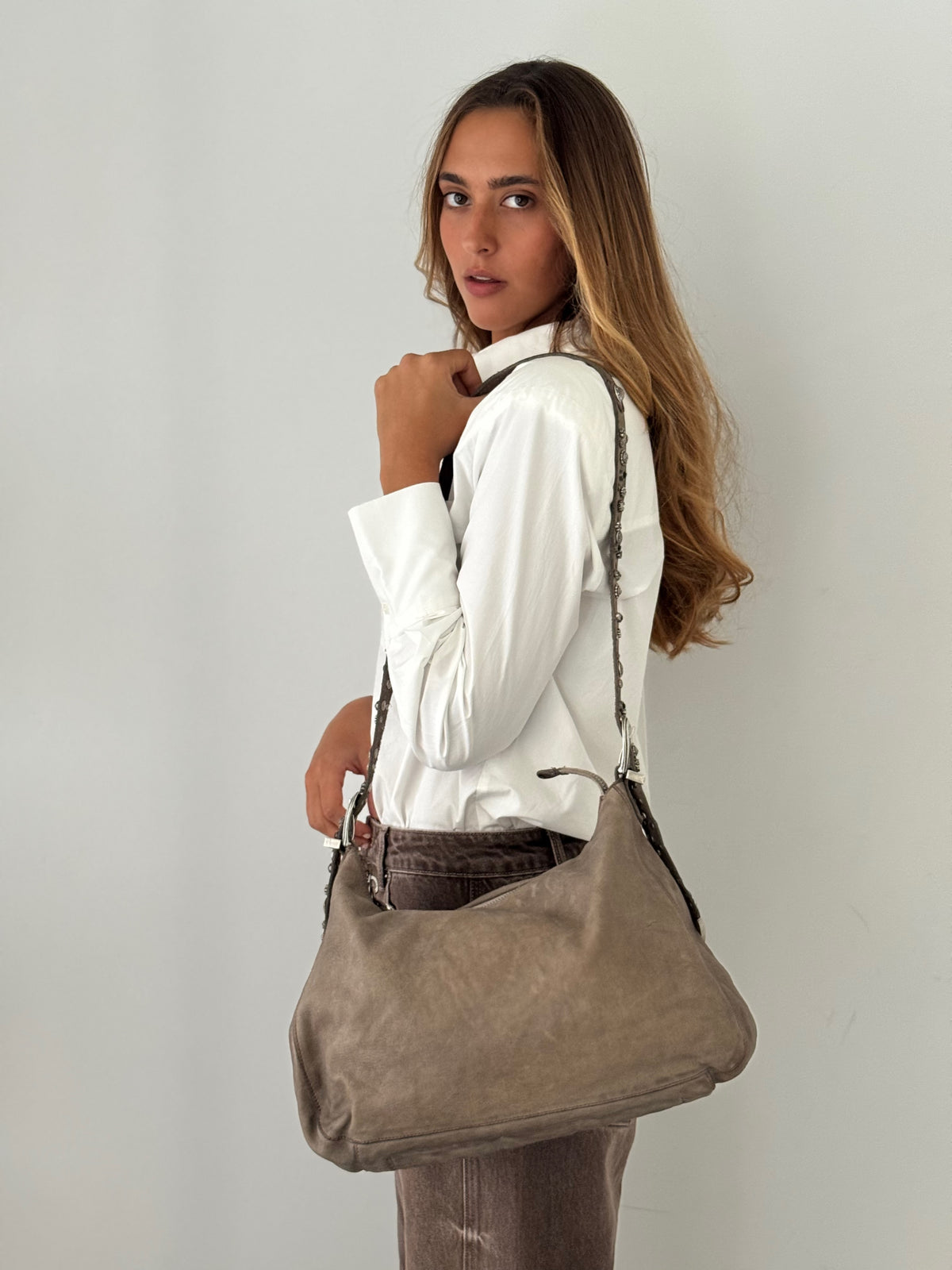 Giuliana shoulder bag CEMENT