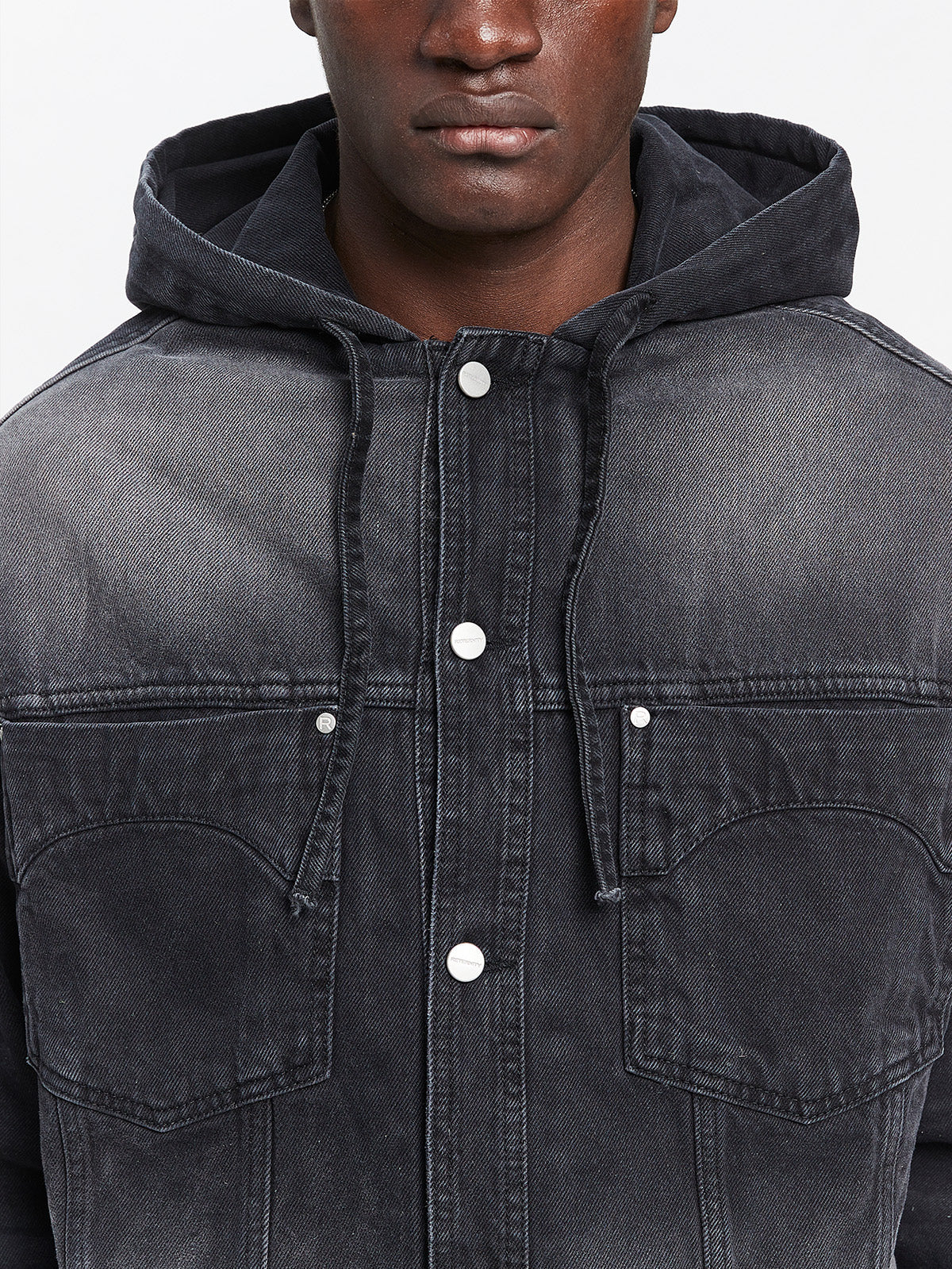 ESSENTIAL denim jacket WASHED GREY