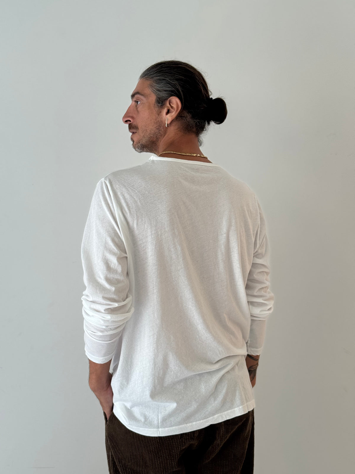 Light crew LS T-shirt WHITE