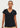 Jilian V-neck tee BLACK