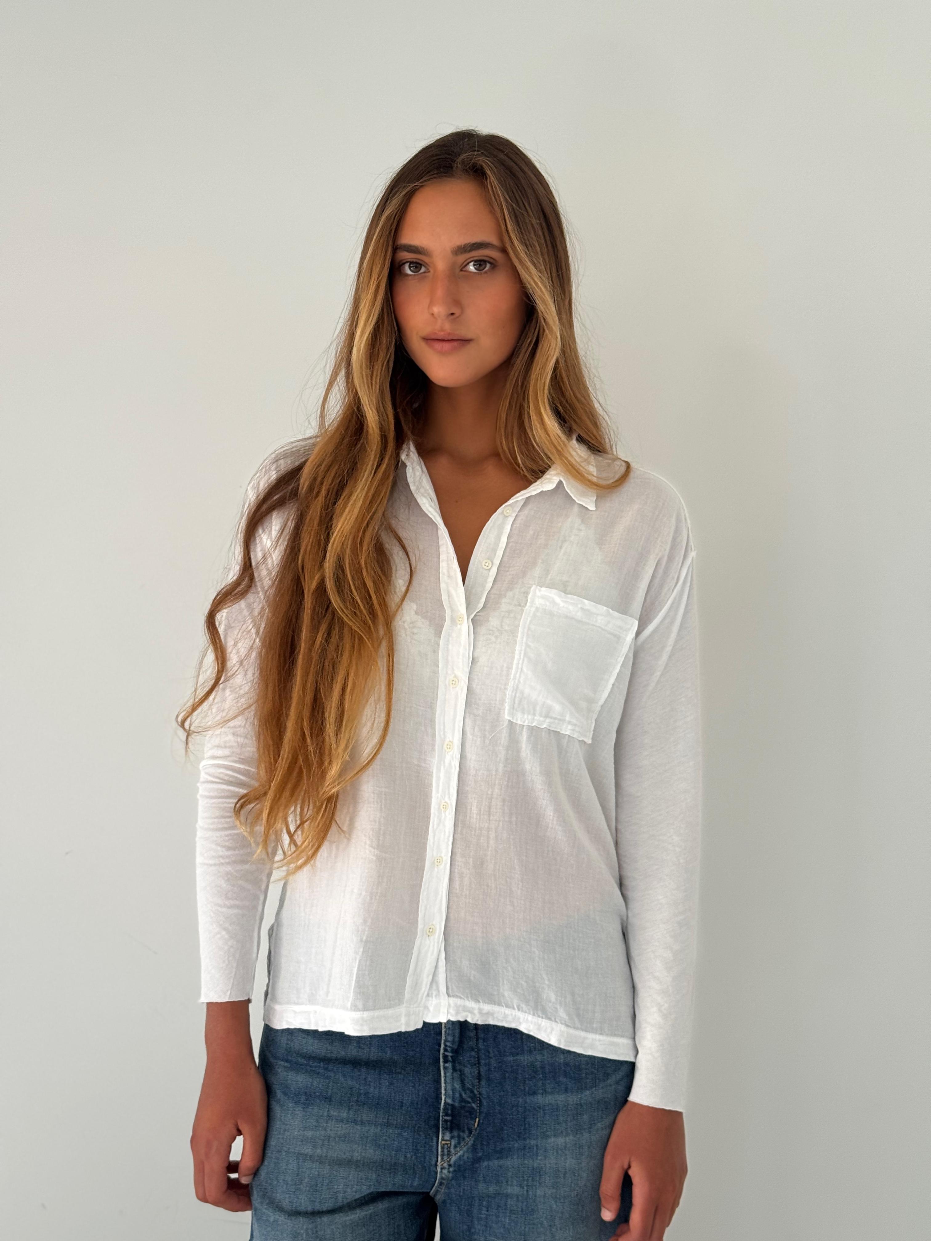 Tacy knitted shirt WHITE