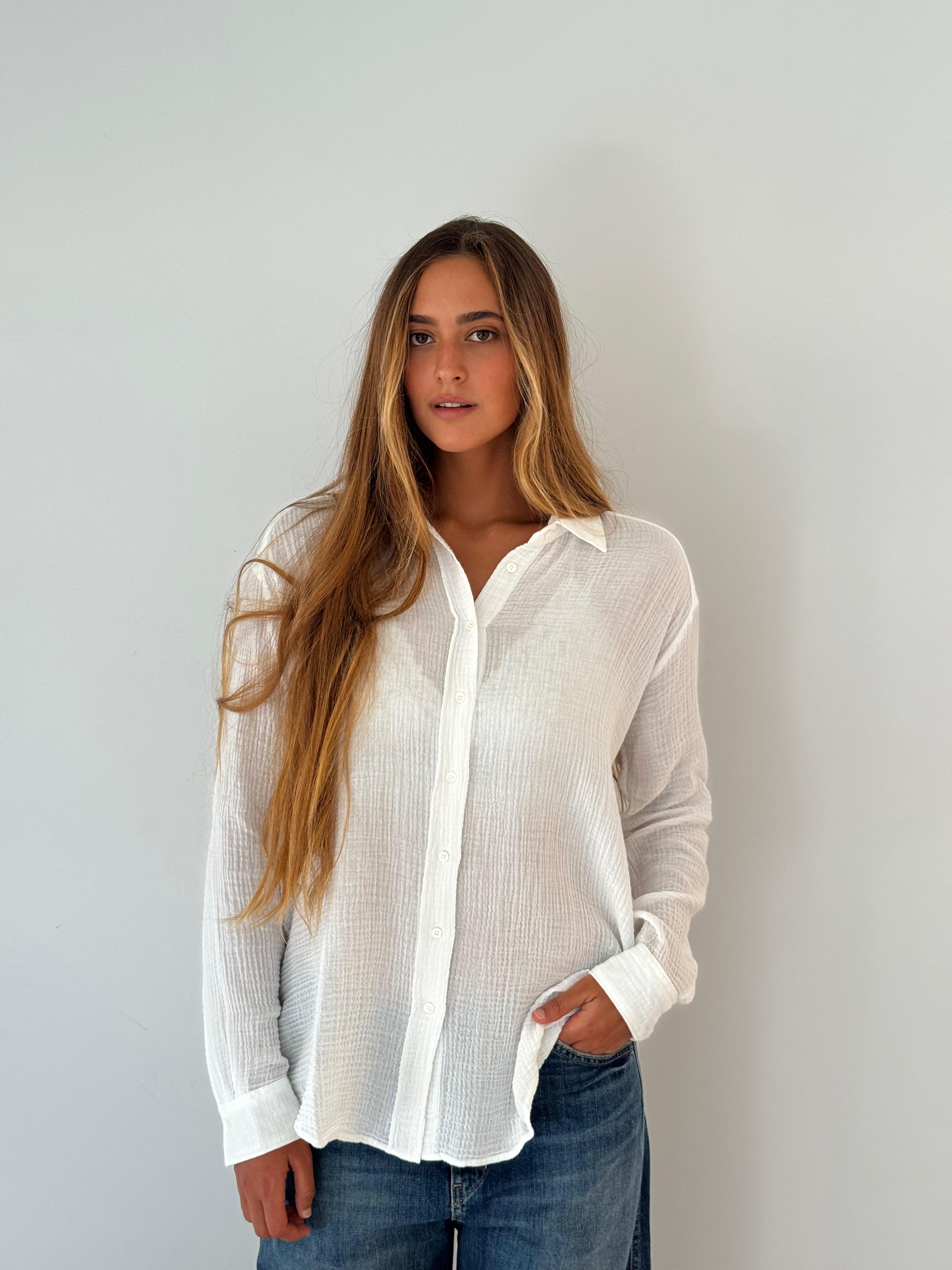 Cinema woven shirt MILK