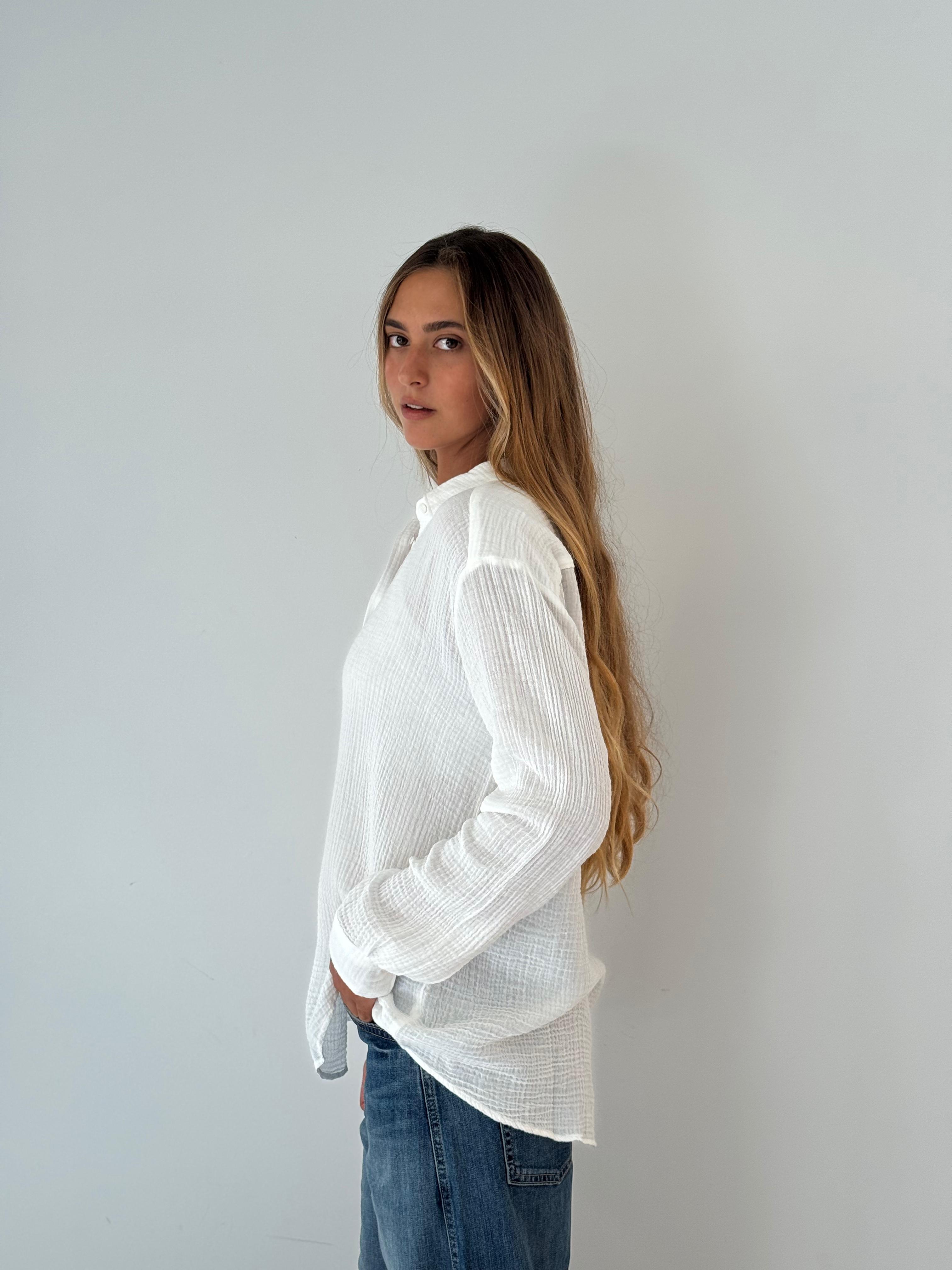 Cinema woven shirt MILK