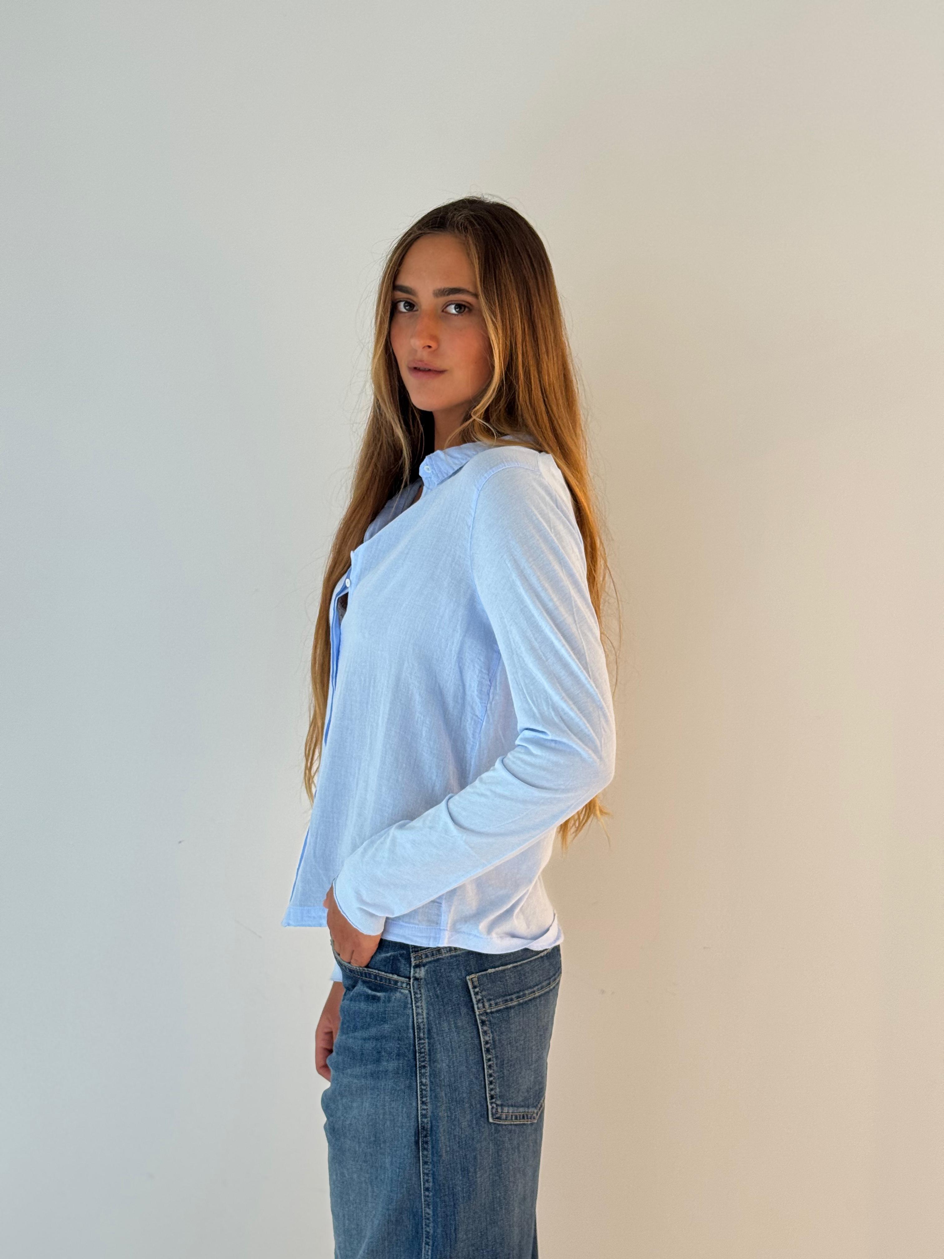 Tabo knitted shirt SKY