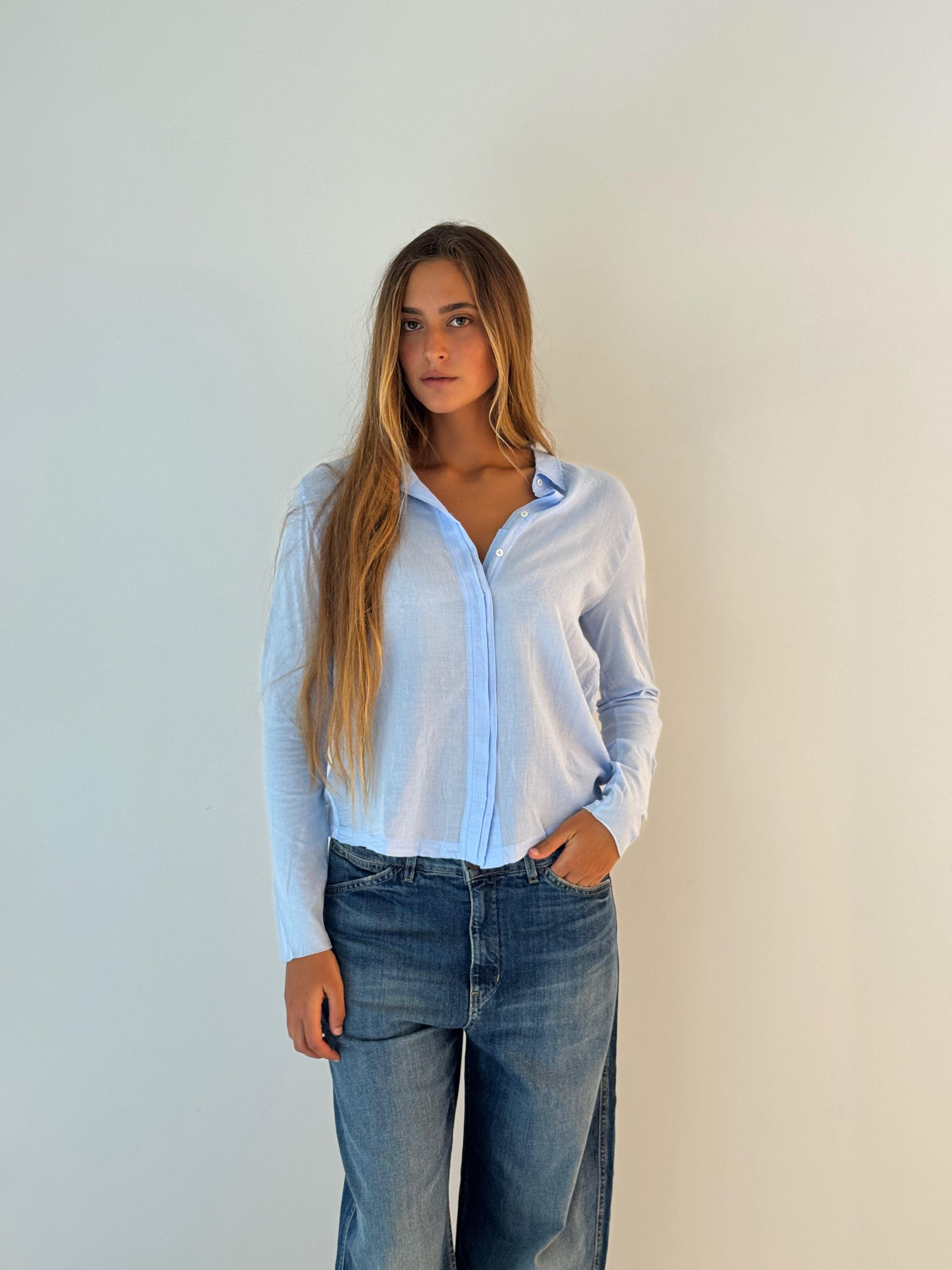 Tabo knitted shirt SKY