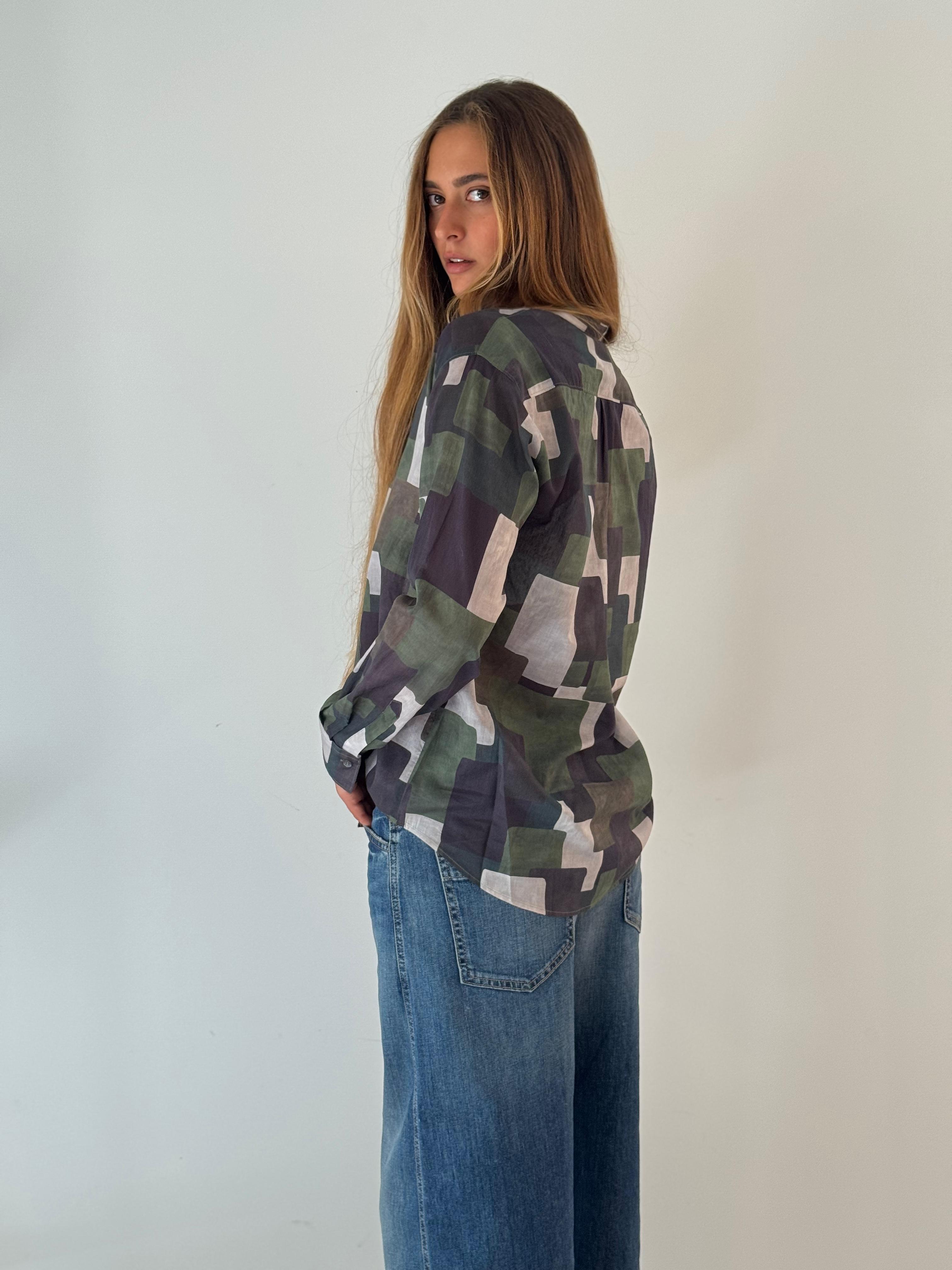 Cinema woven shirt GREEN