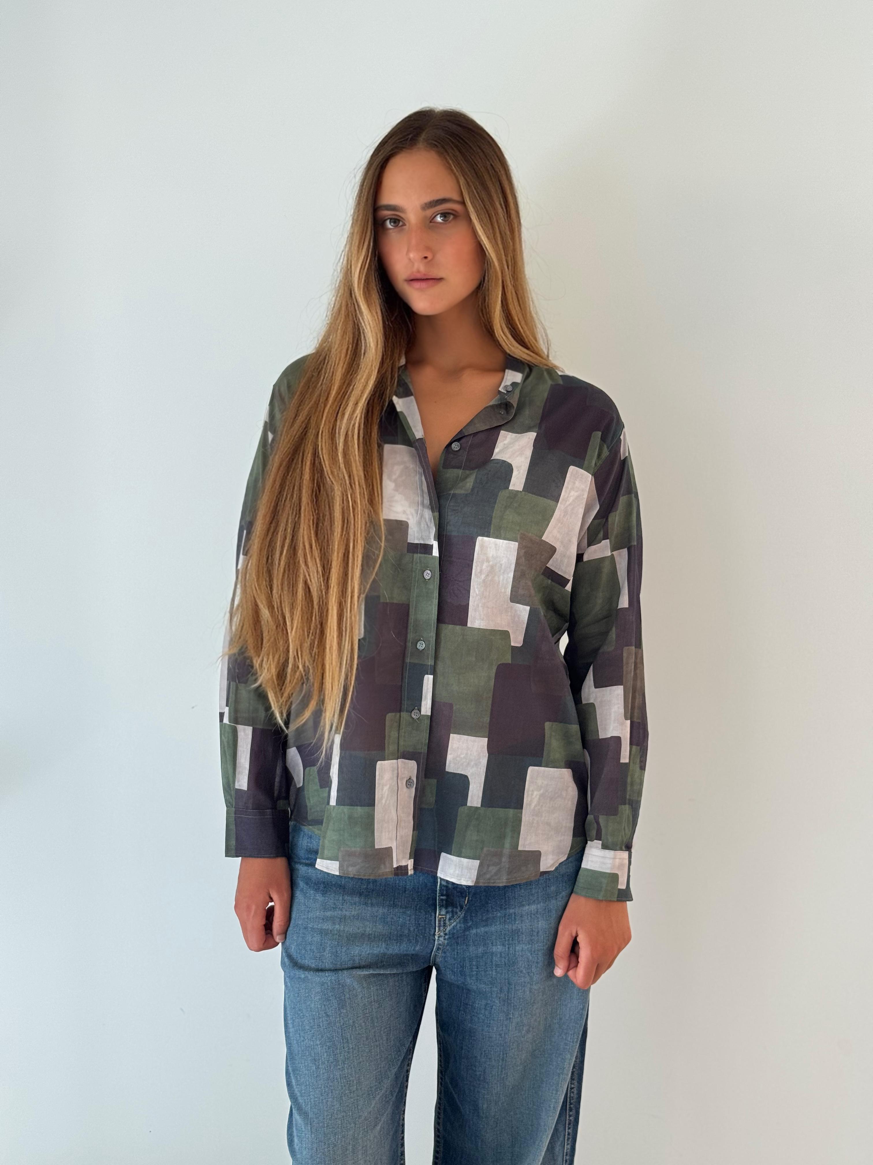 Cinema woven shirt GREEN