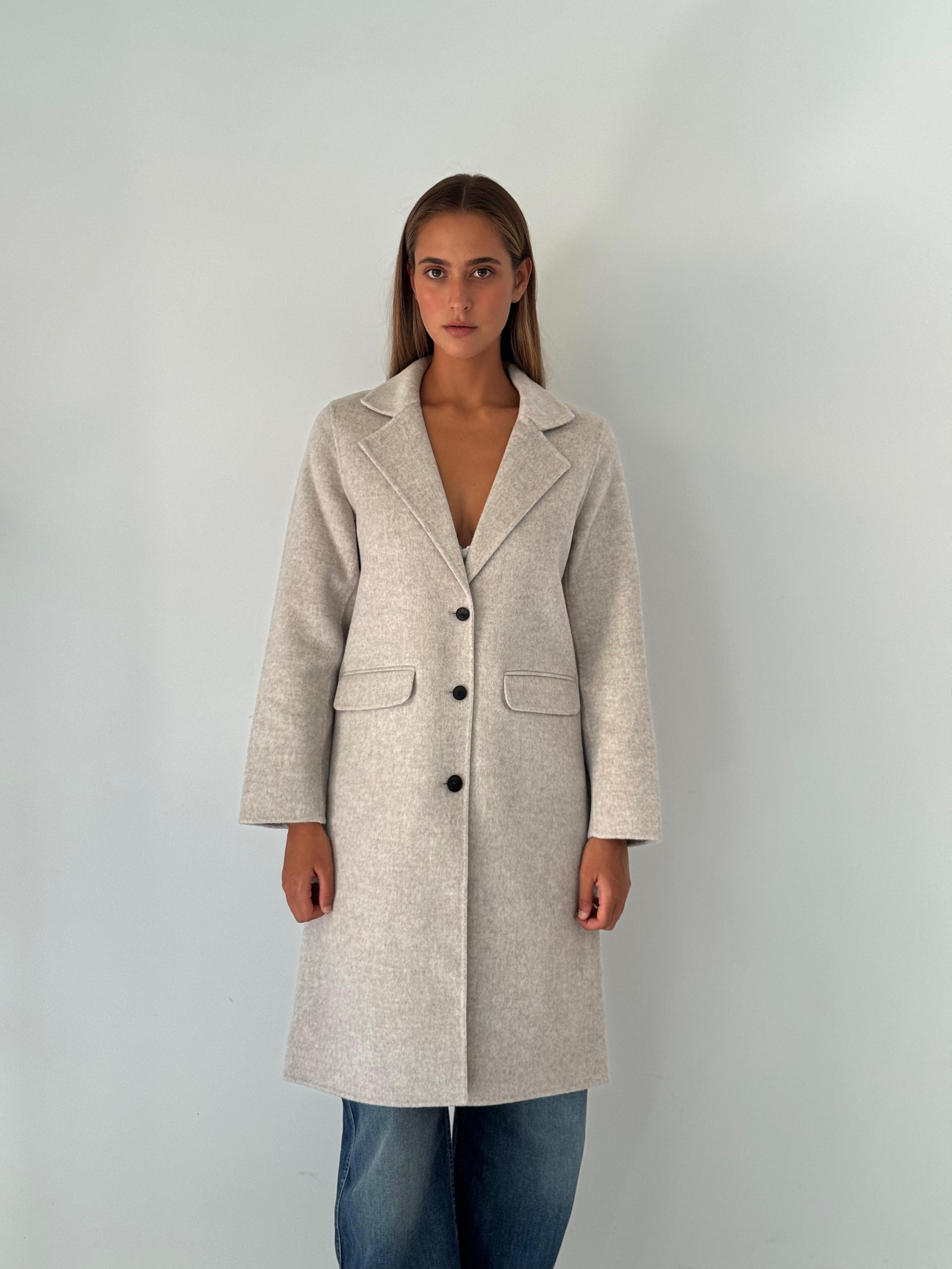 Ville woven coat NATURAL