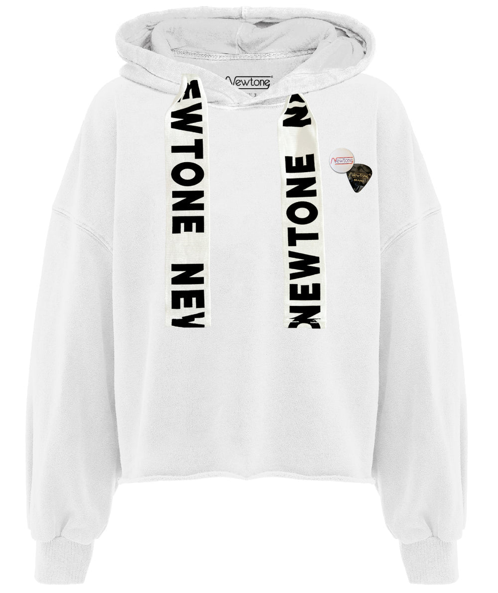 Sweatshirt bloomer bleed OFF WHITE
