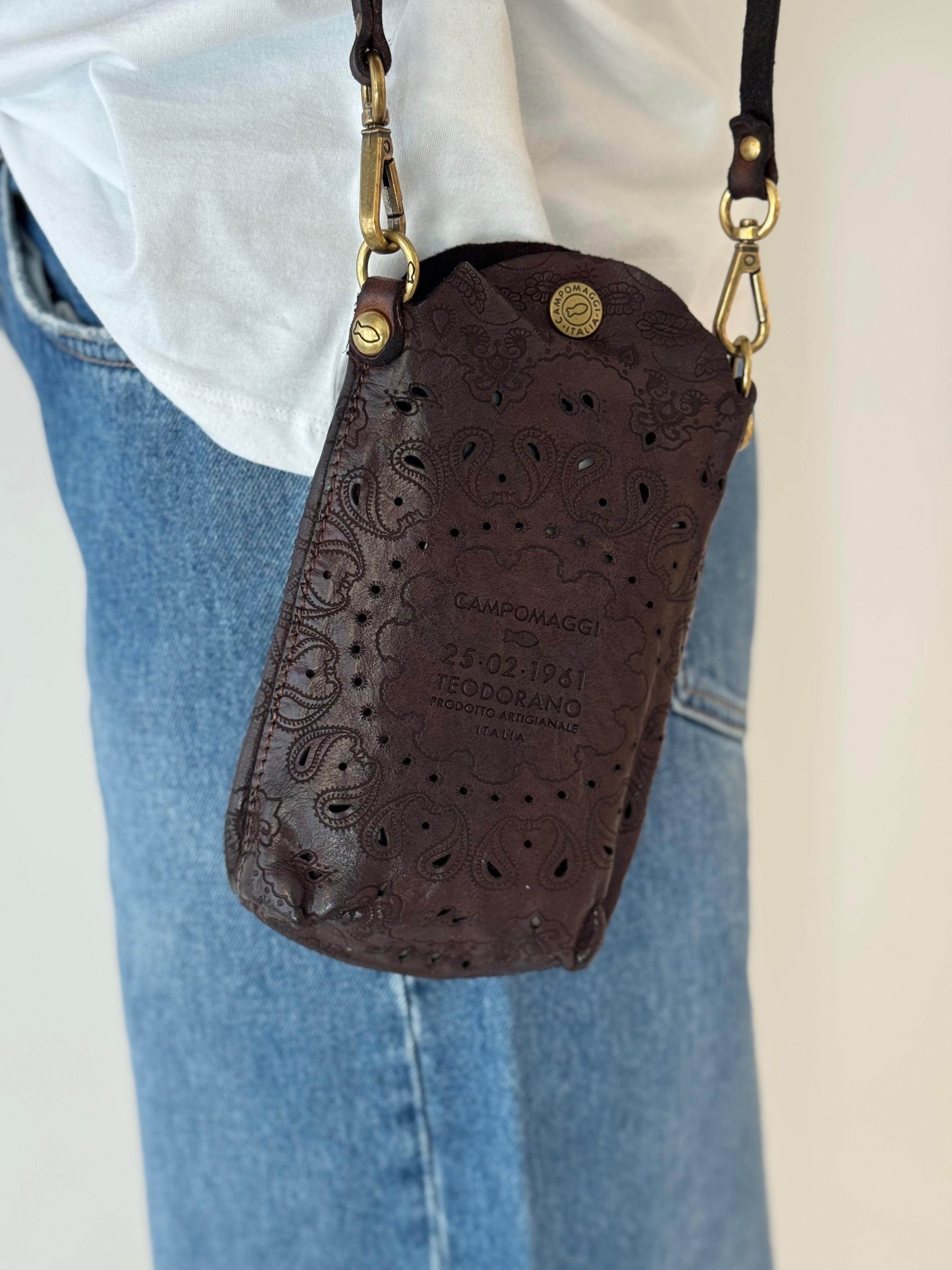 Floriana phone case BROWN