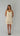 PANEL PLEATED DRESS VANILLA