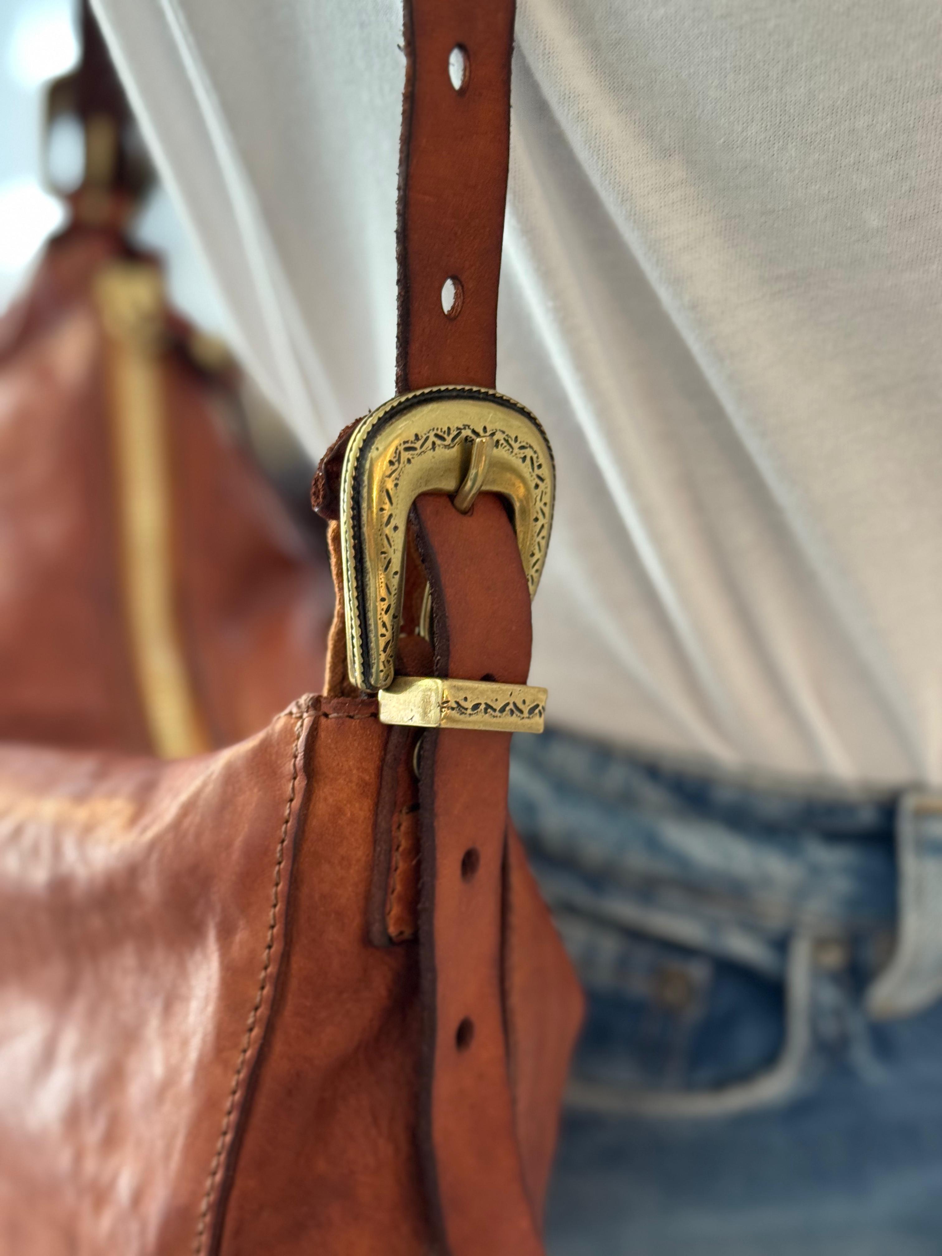 Giuliana shoulder bag cow COGNAC