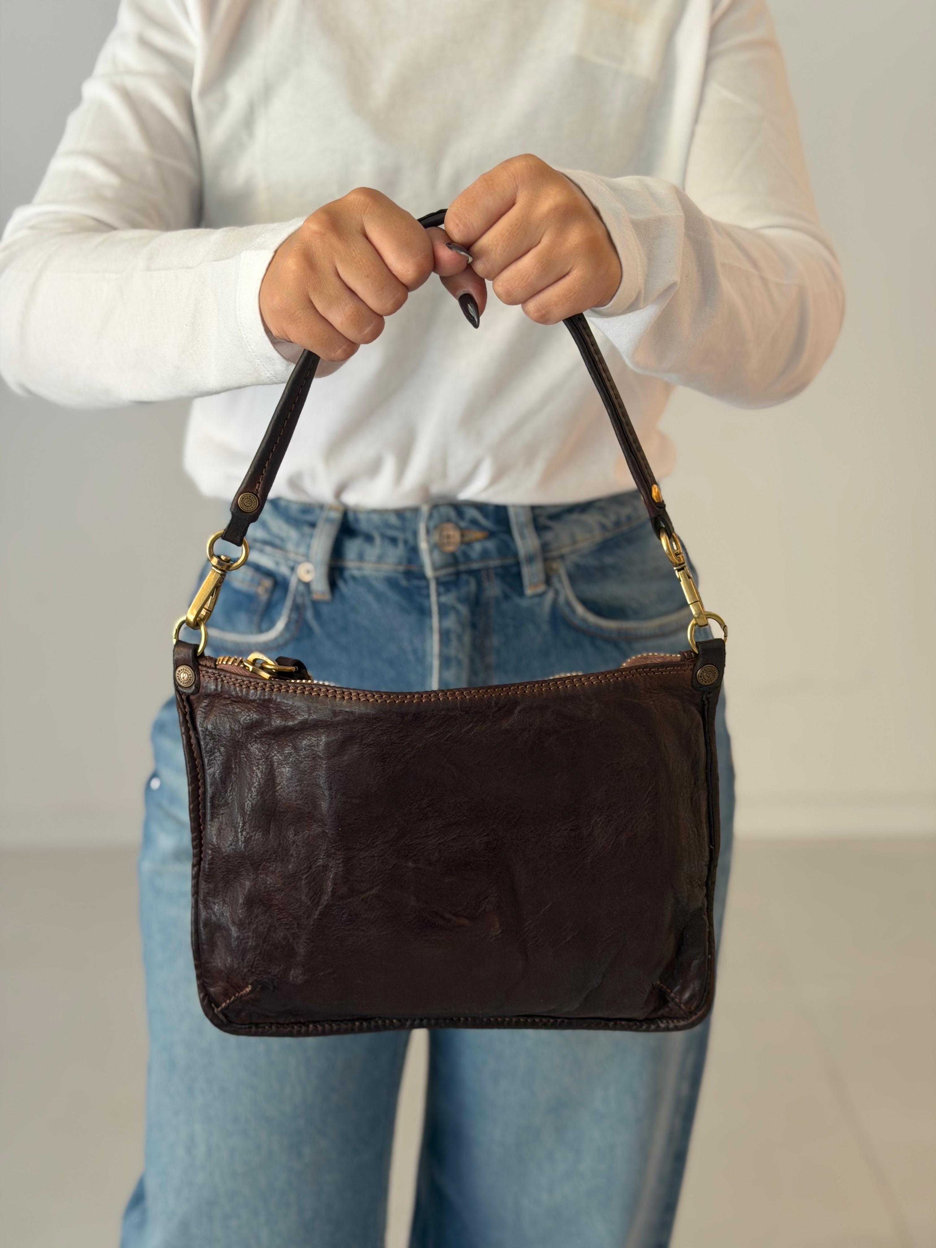Carina crossbody bag cow BROWN
