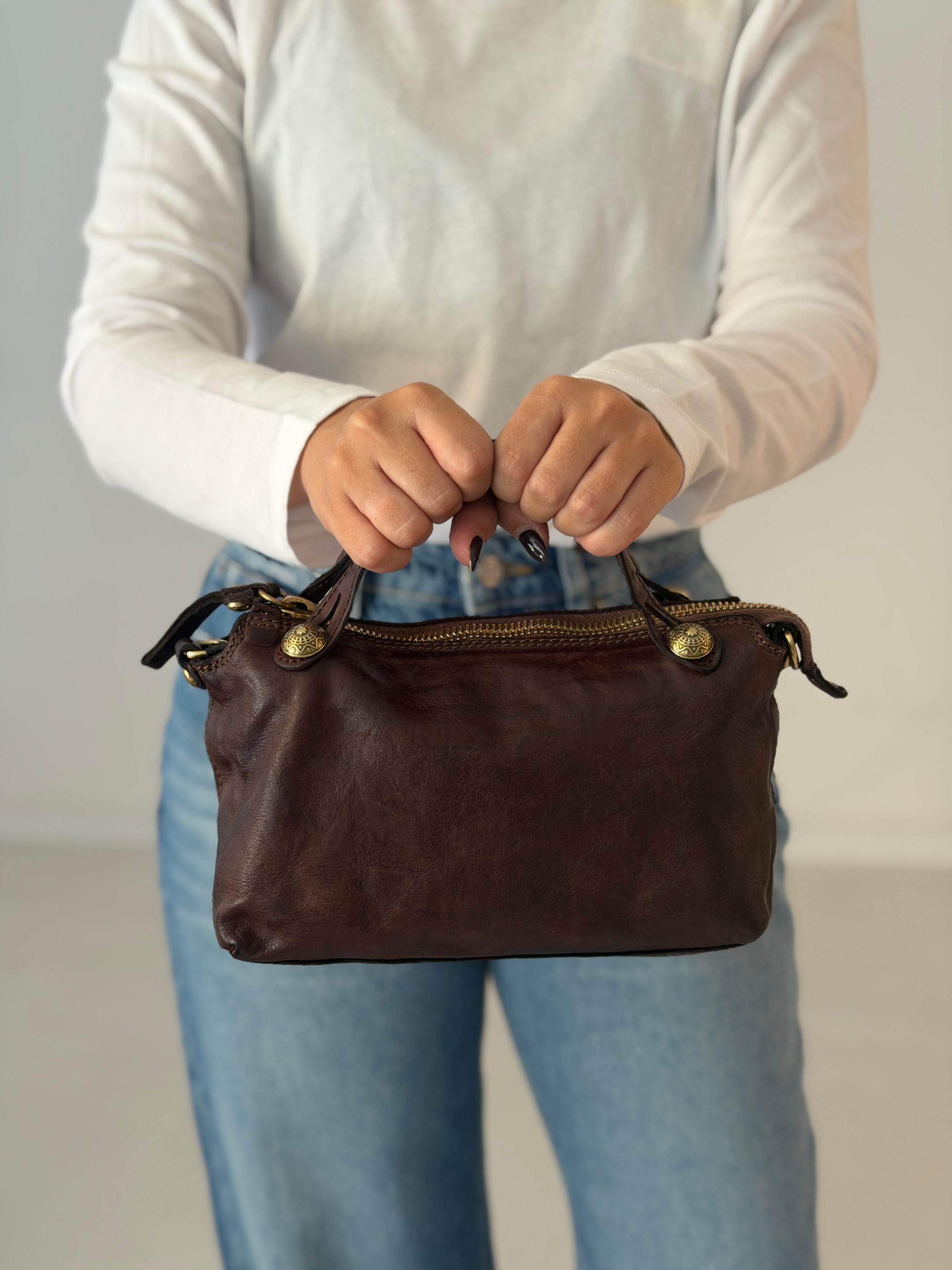 Mlissa shopping bag cow BROWN