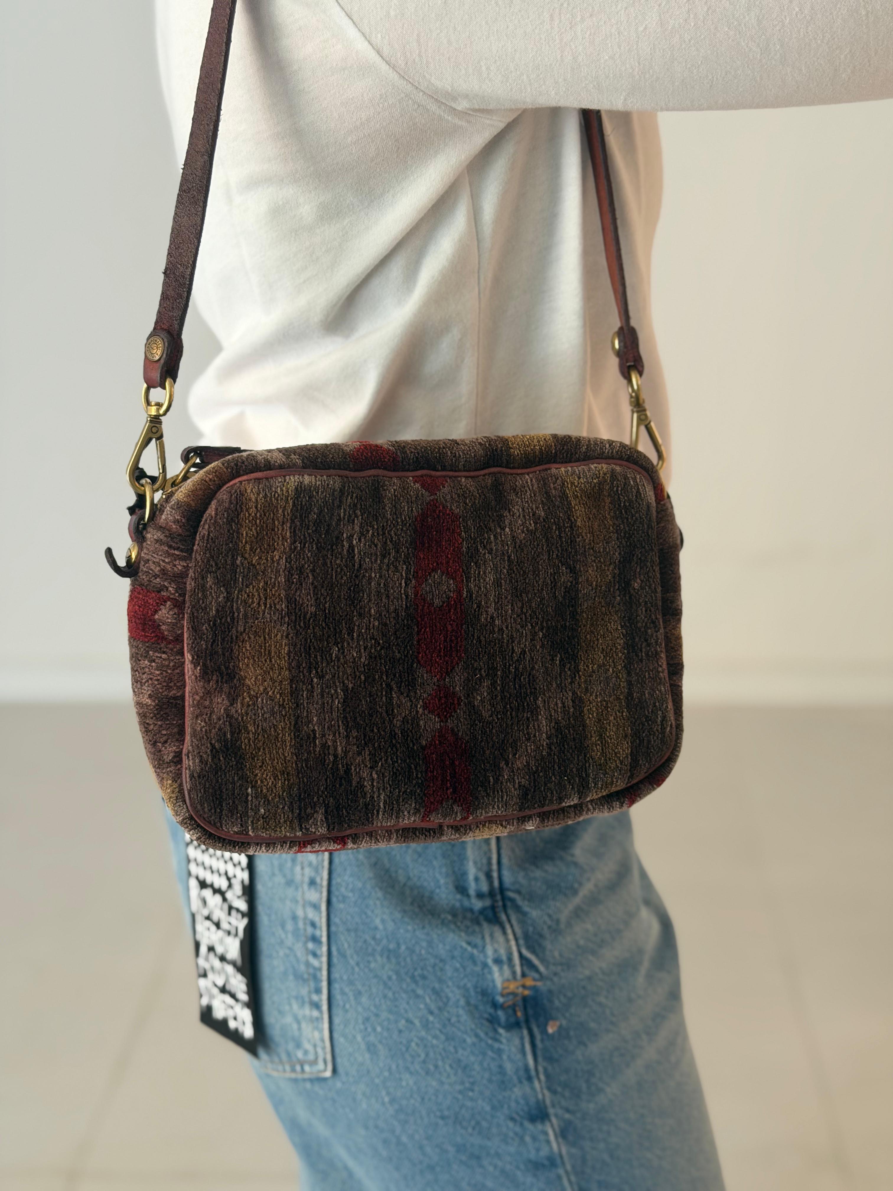 Fulvia bowling fabric+cow BROWN