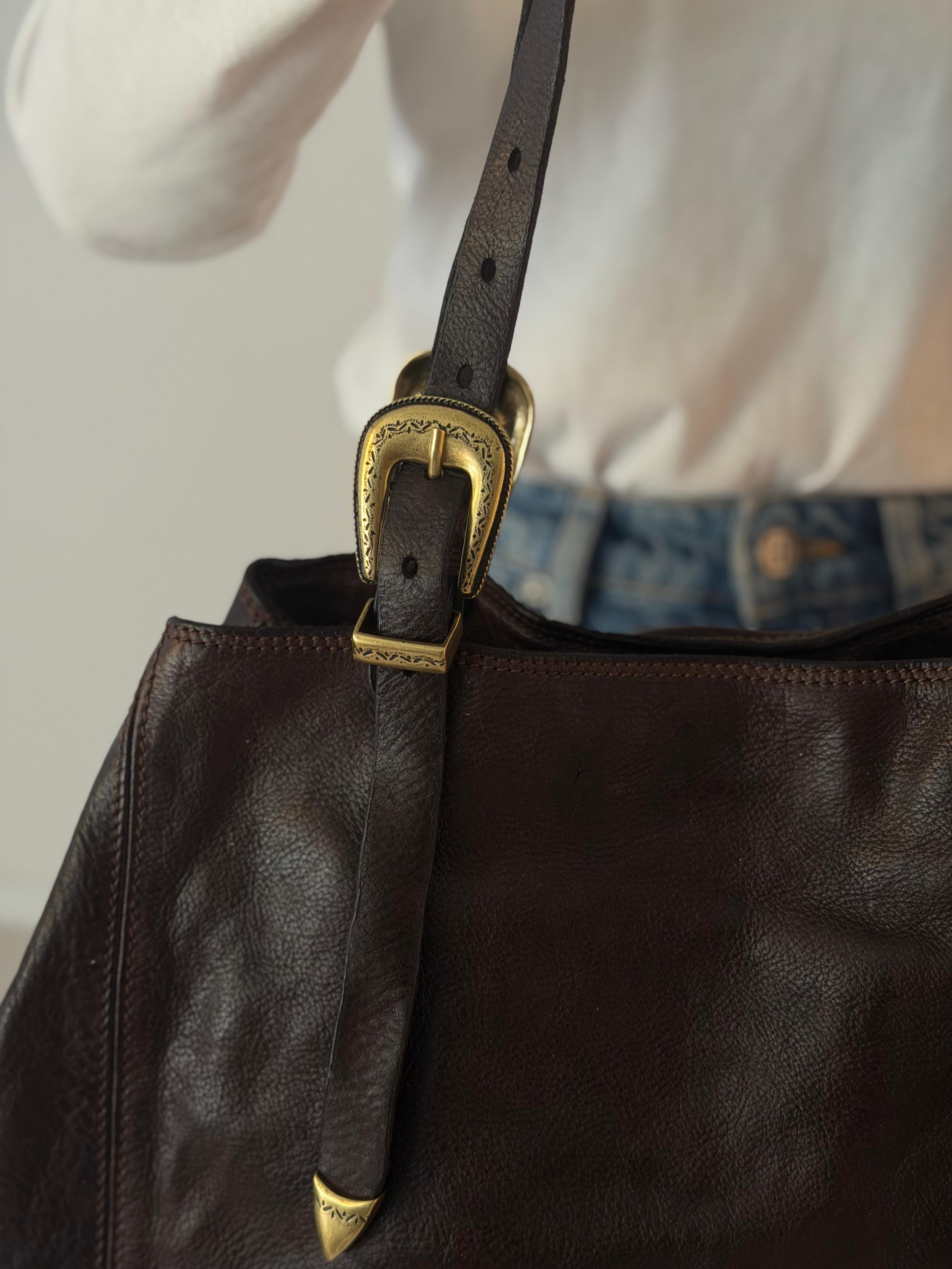 Lidia shopping cow BROWN