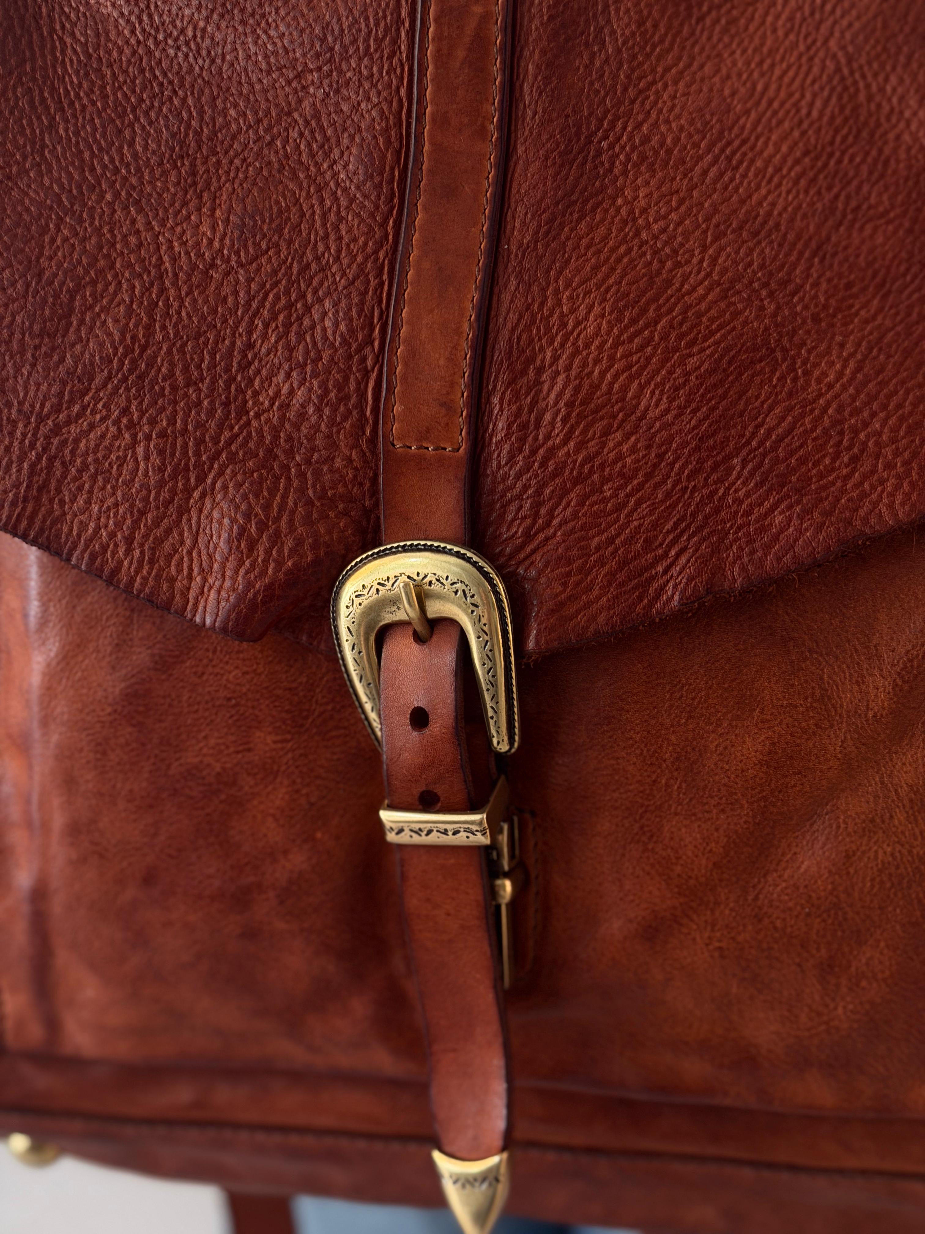 Emilia crossbody bag cow COGNAC