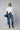 Tailored drop jean KELLEN BLUE